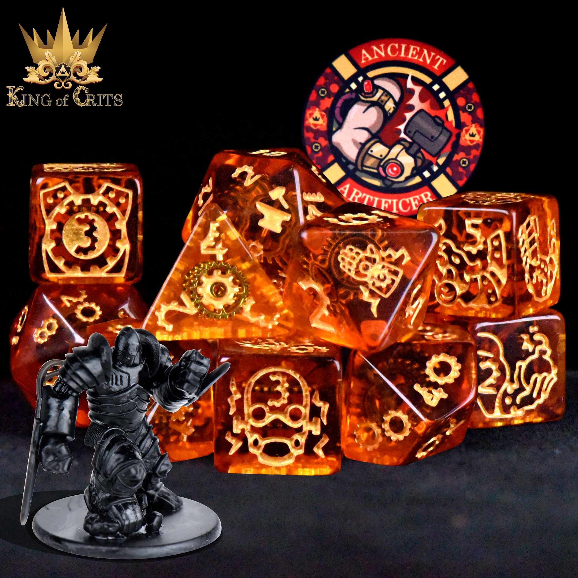 Ancient Artificer 11 Dice Set