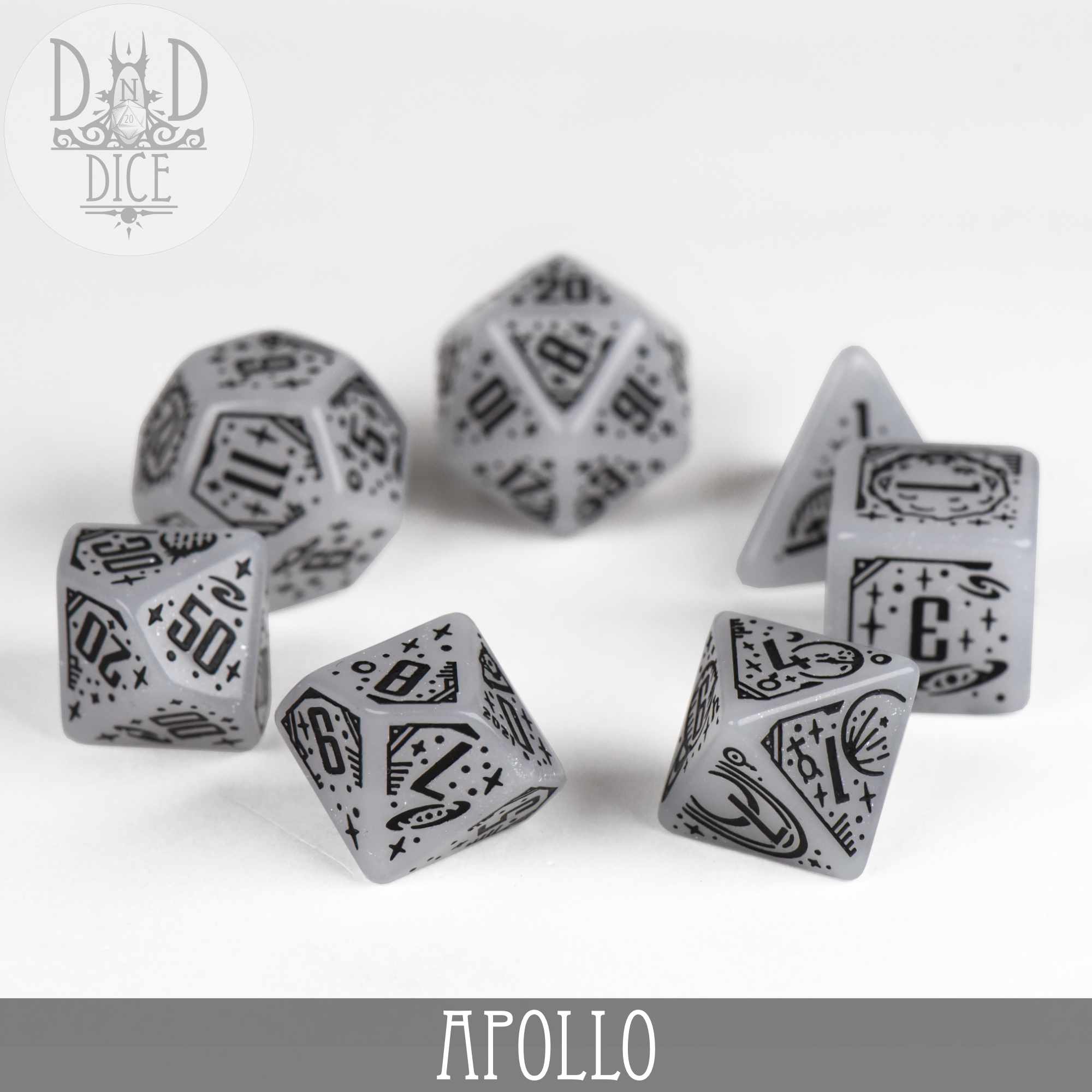 Space Dice Set: Apollo