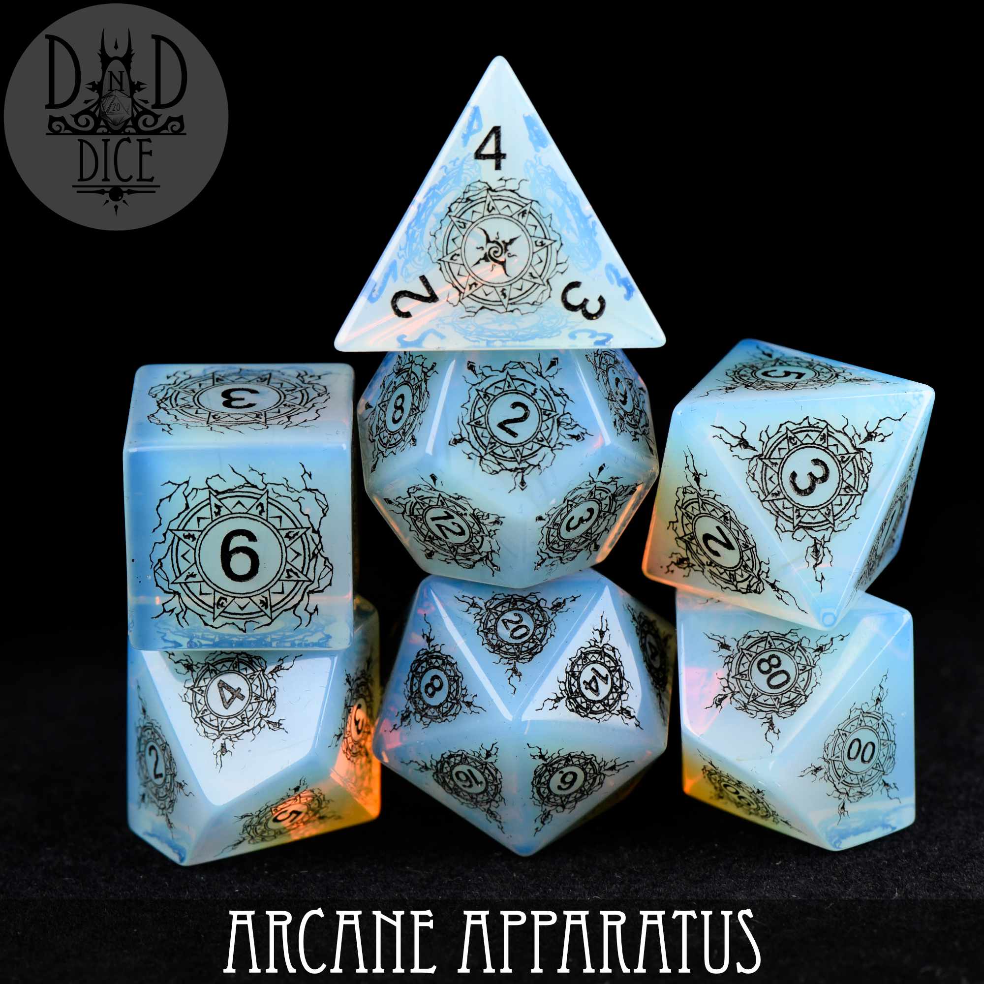 Arcane Apparatus Gemstone Dice Set (Gift Box)