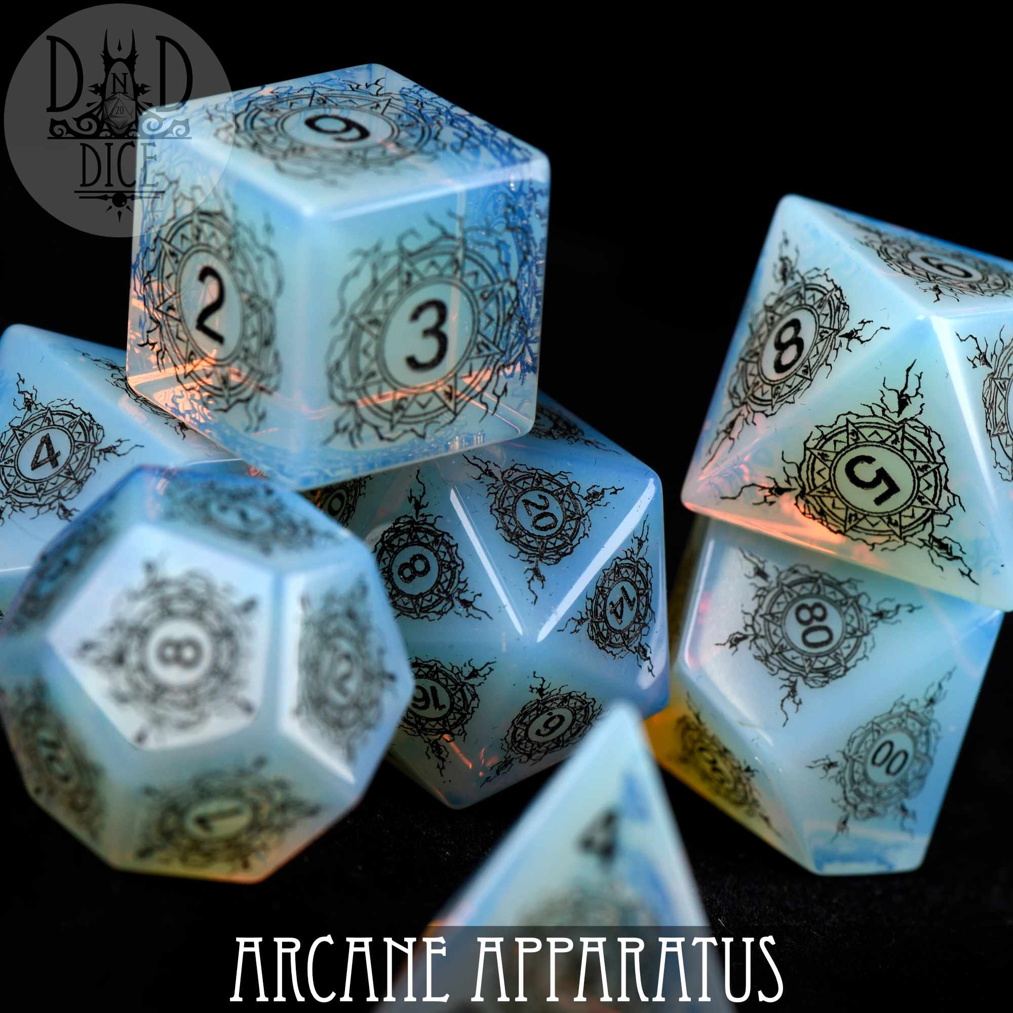 Arcane Apparatus Gemstone Dice Set (Gift Box)