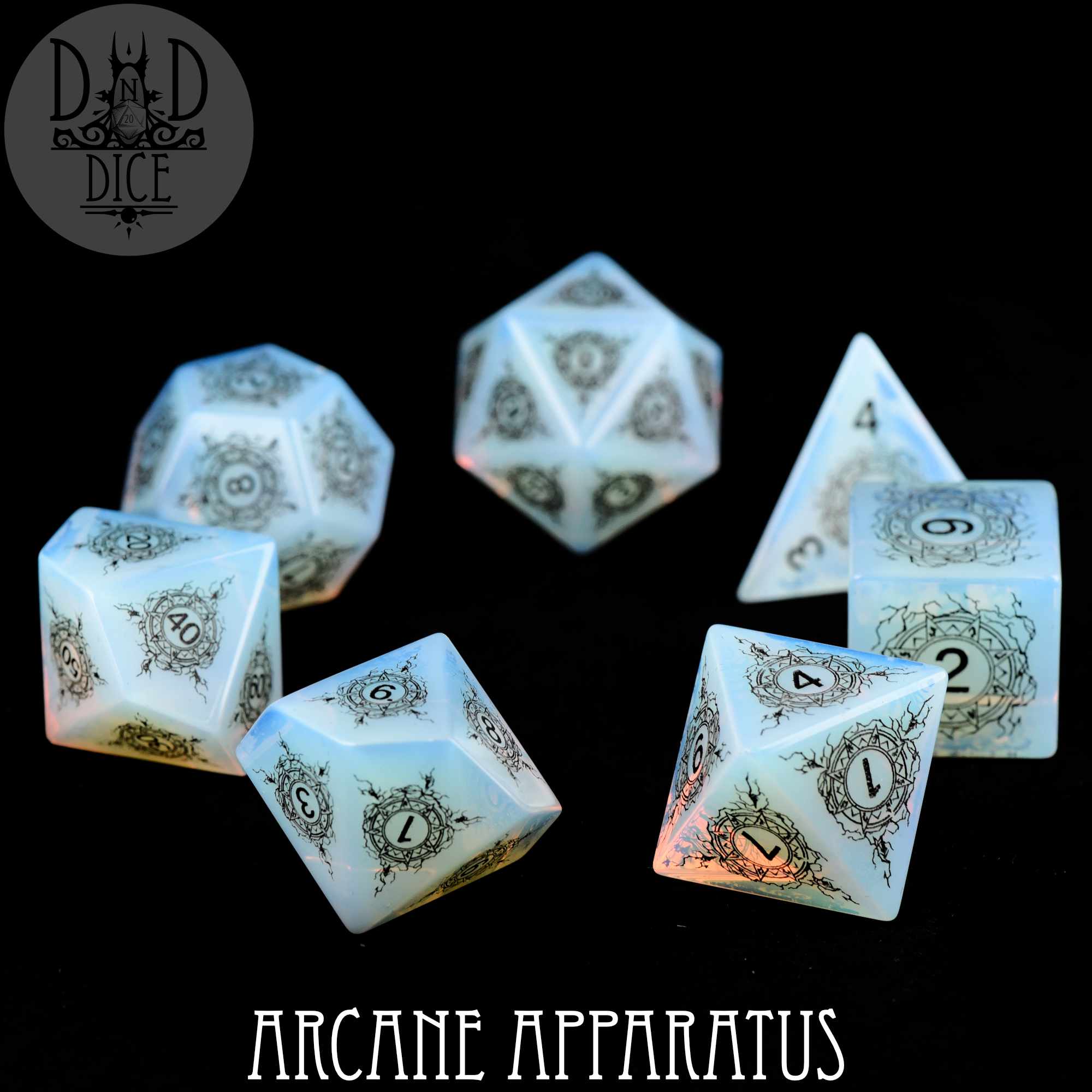 Arcane Apparatus Gemstone Dice Set (Gift Box)