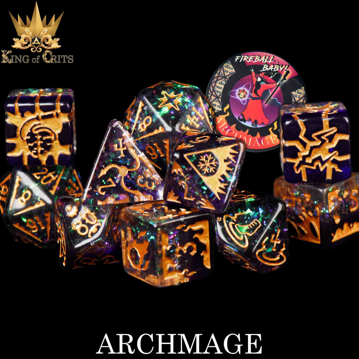Archmage Pin Archmage 11 Dice Set