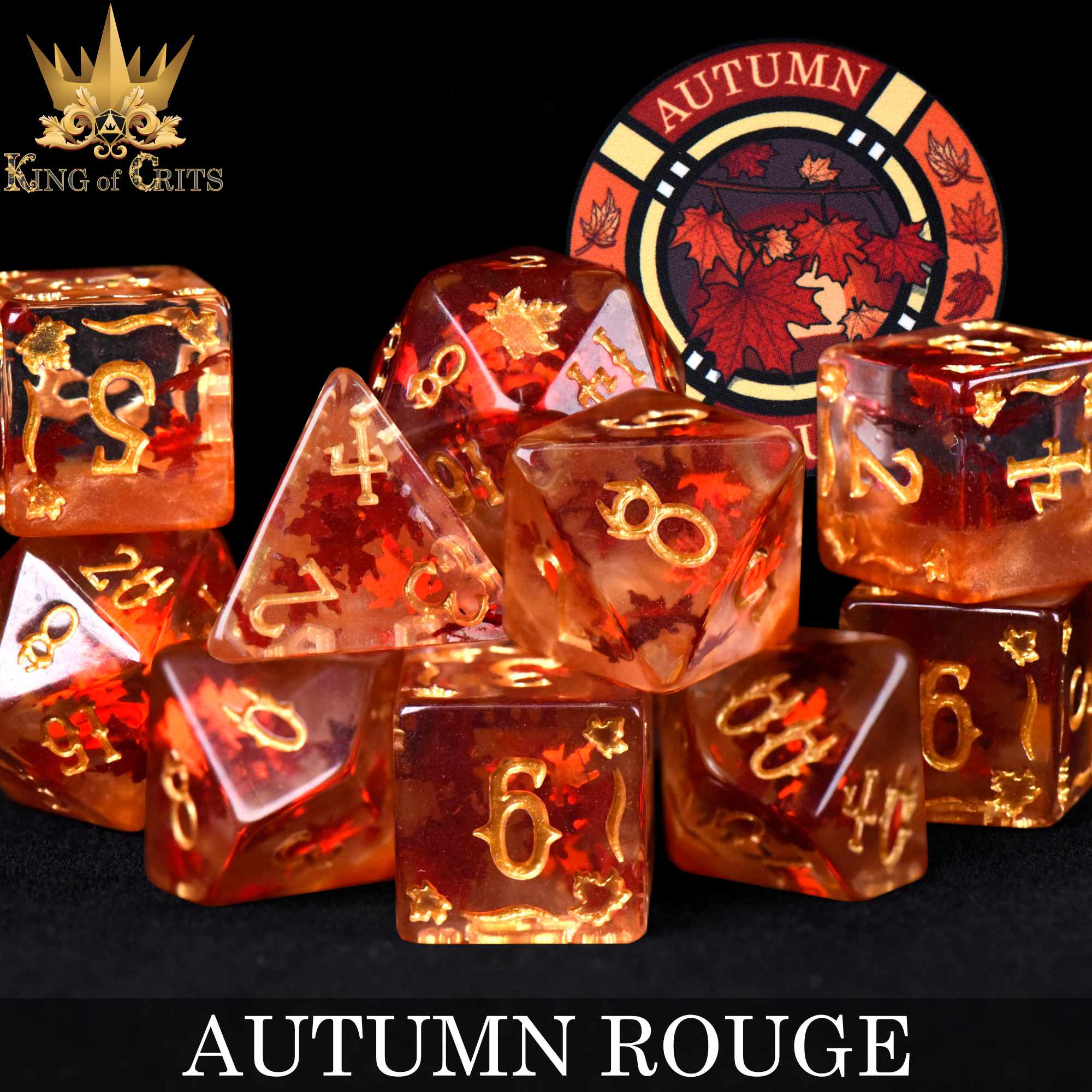 Autumn Rouge 11 Dice Set