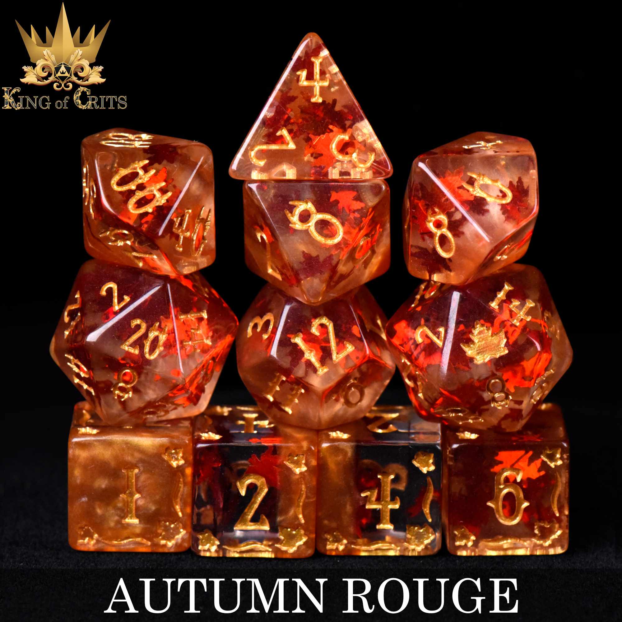 Autumn Rouge 11 Dice Set