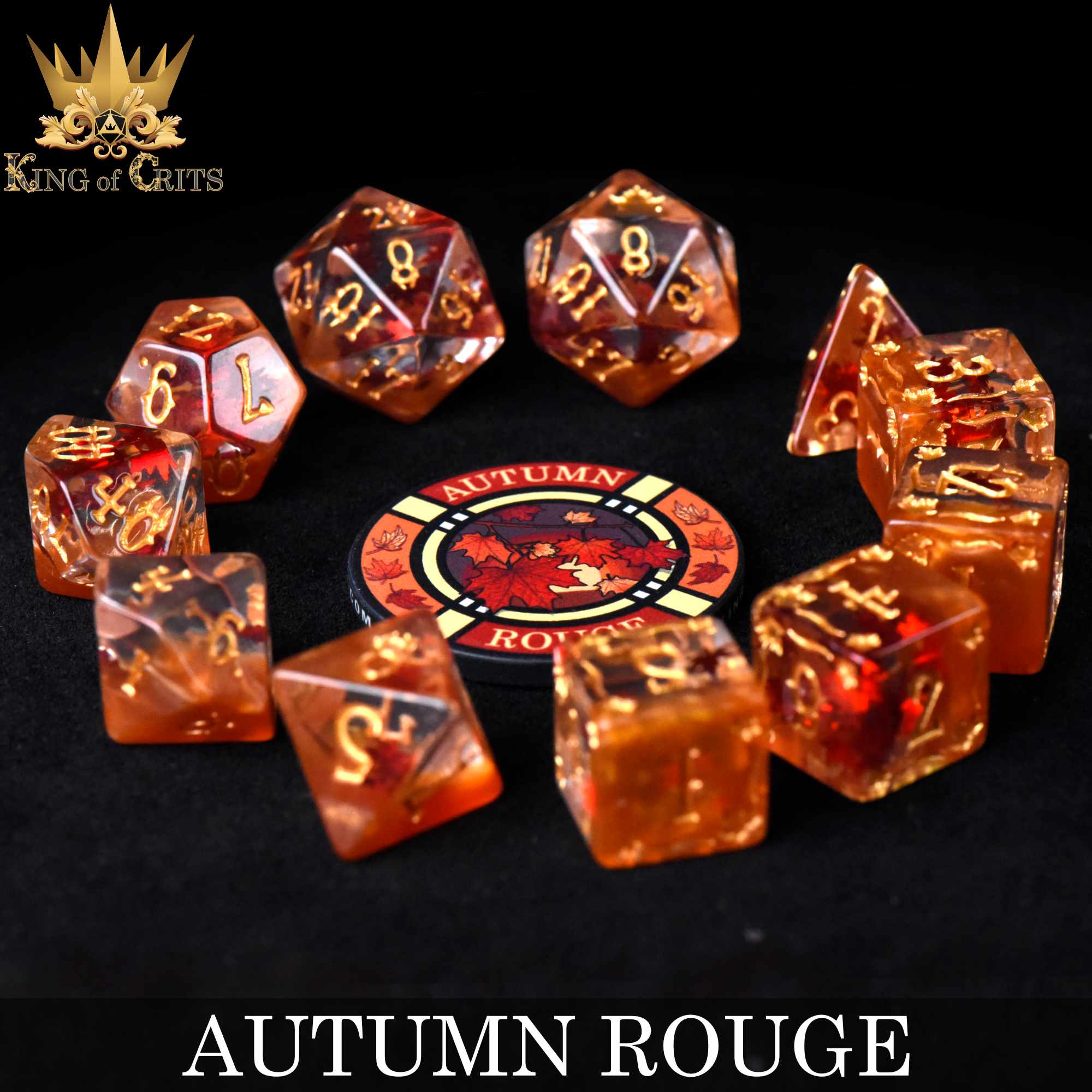 Autumn Rouge 11 Dice Set