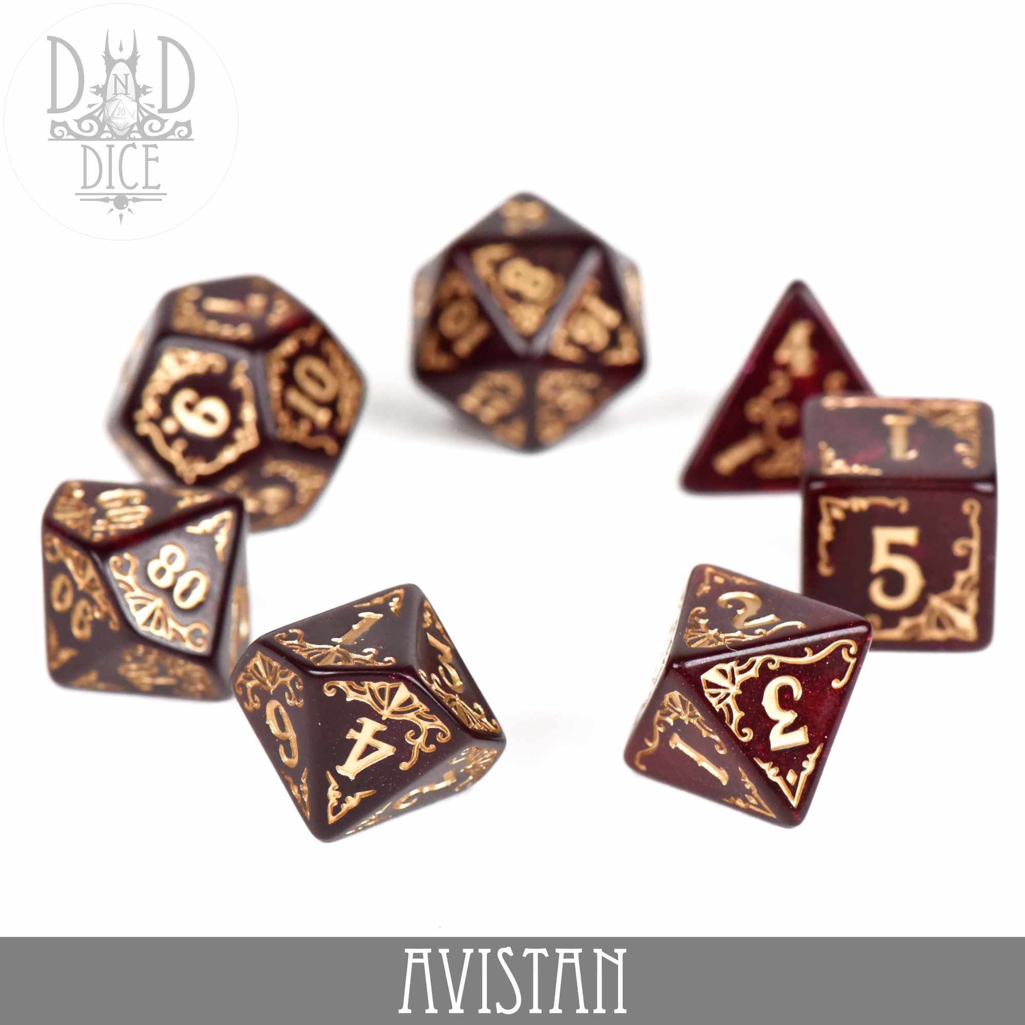 Pathfinder Dice Set: Avistan