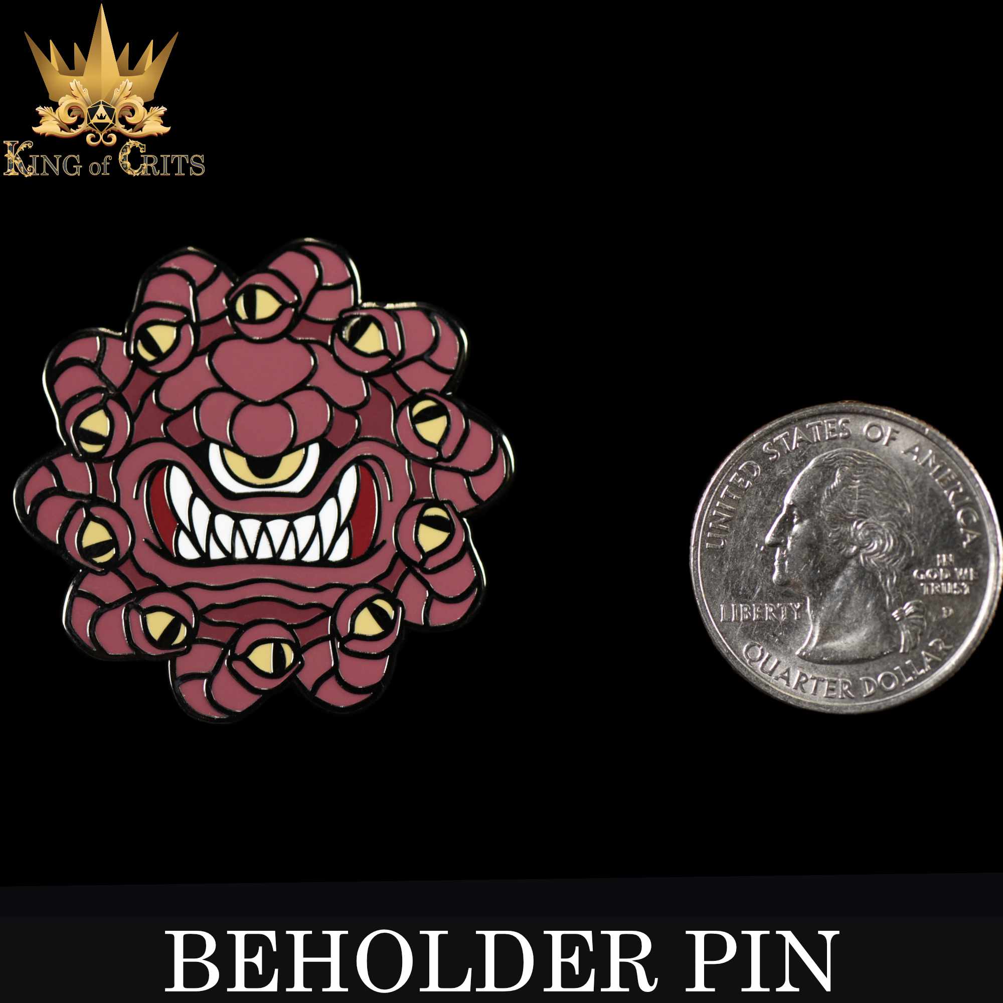 Beholder Enamel Pin