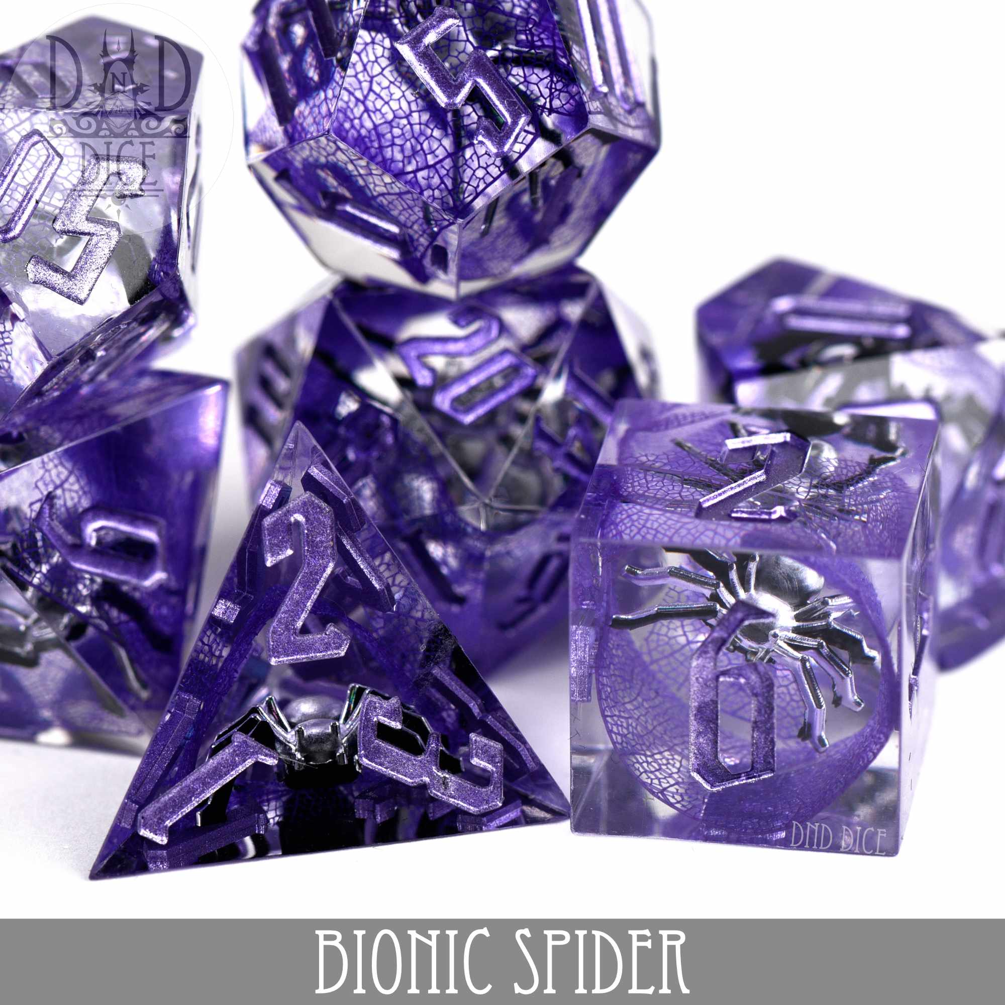 Bionic Spider Handmade Dice Set