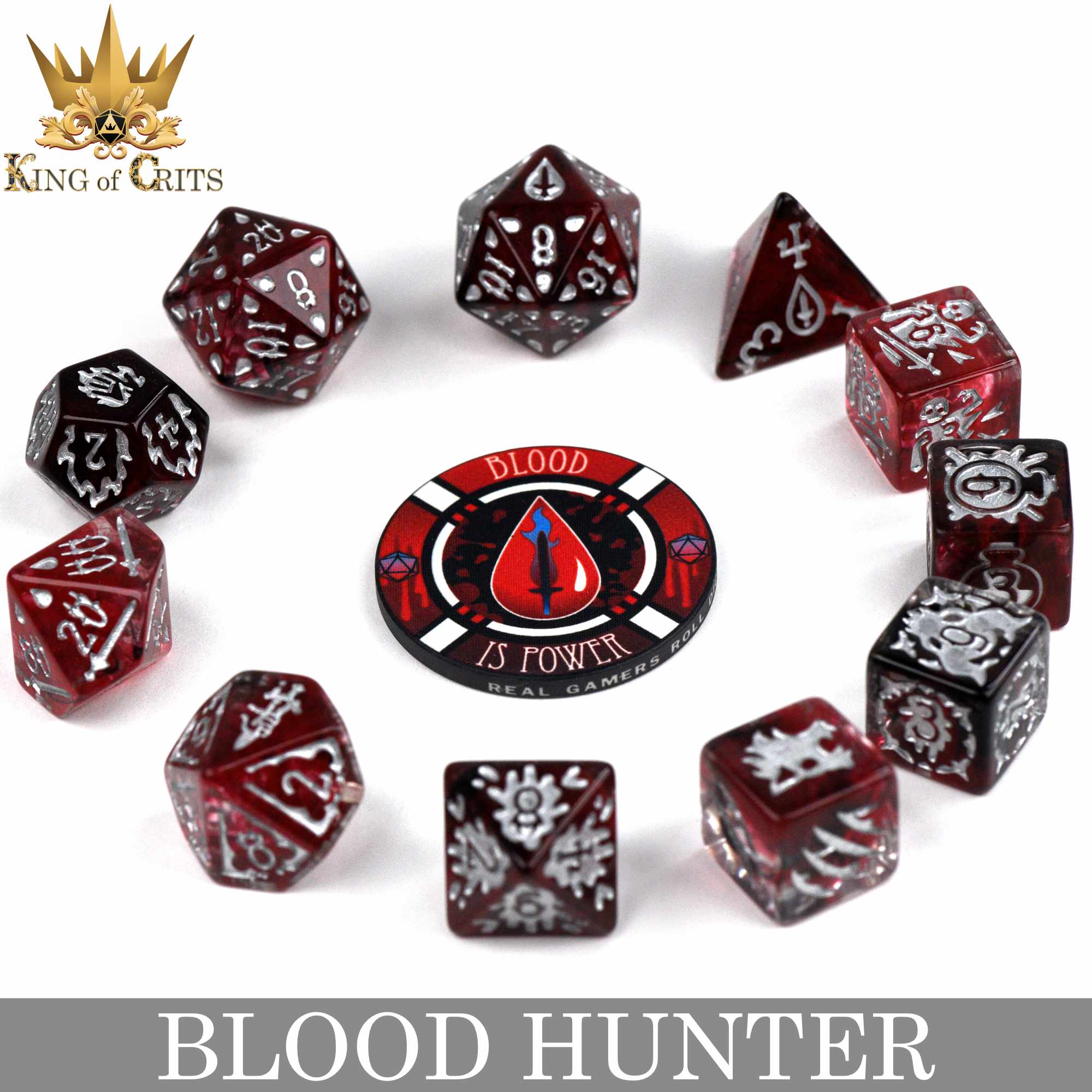 Blood Hunter 11 Dice Set