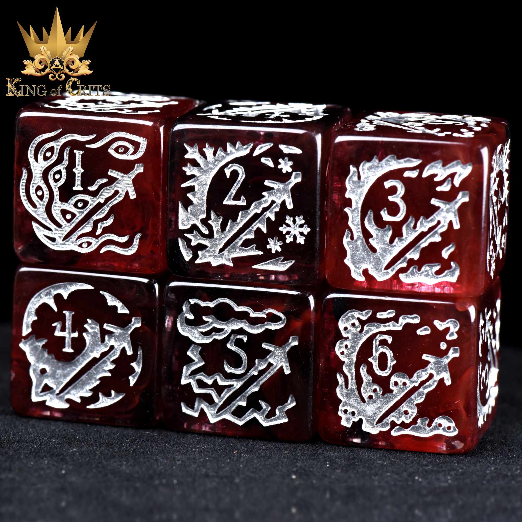 Blood Hunter 12 Dice Set