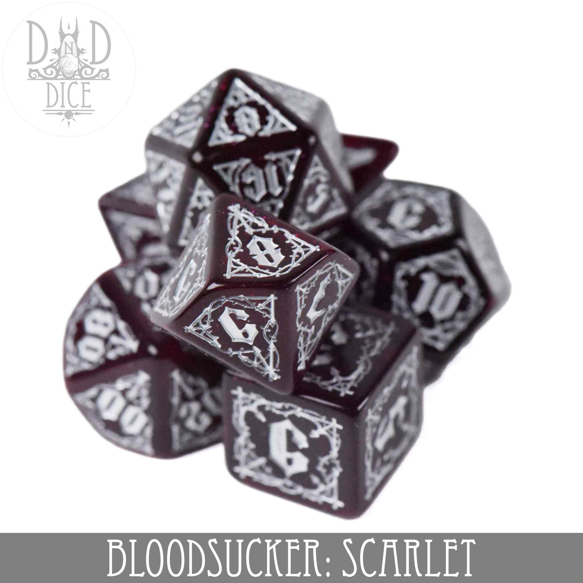 Bloodsucker Scarlet Dice Set