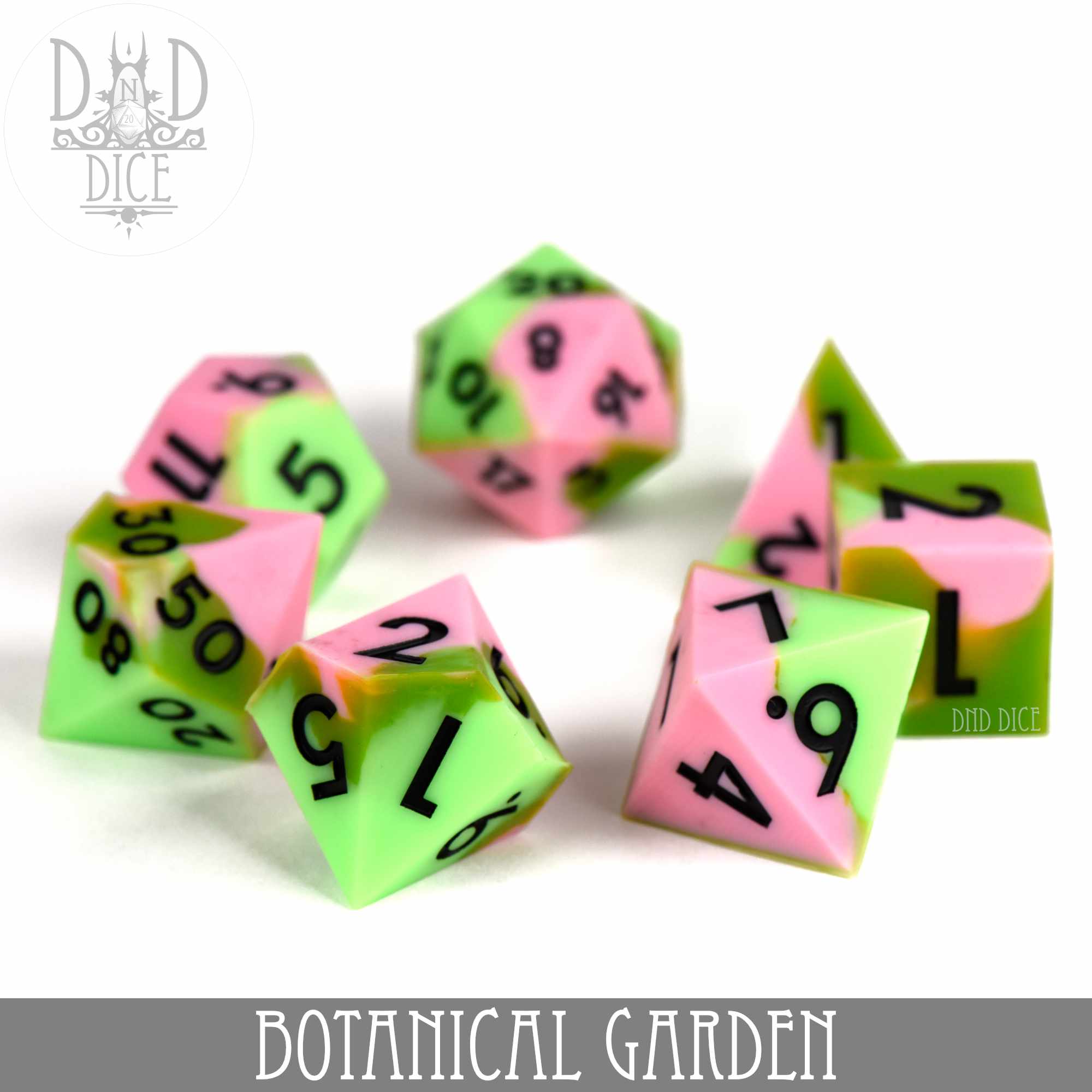 Botanical Garden Silicone Dice Set