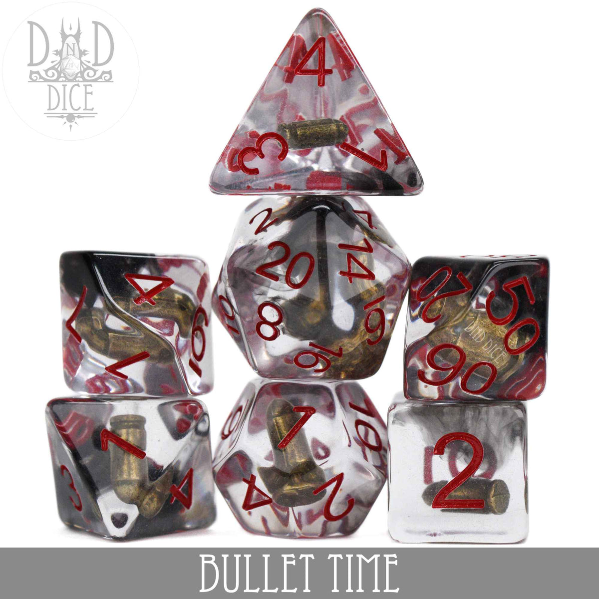 Menu Bullets Dice Bullet Time Dice Set