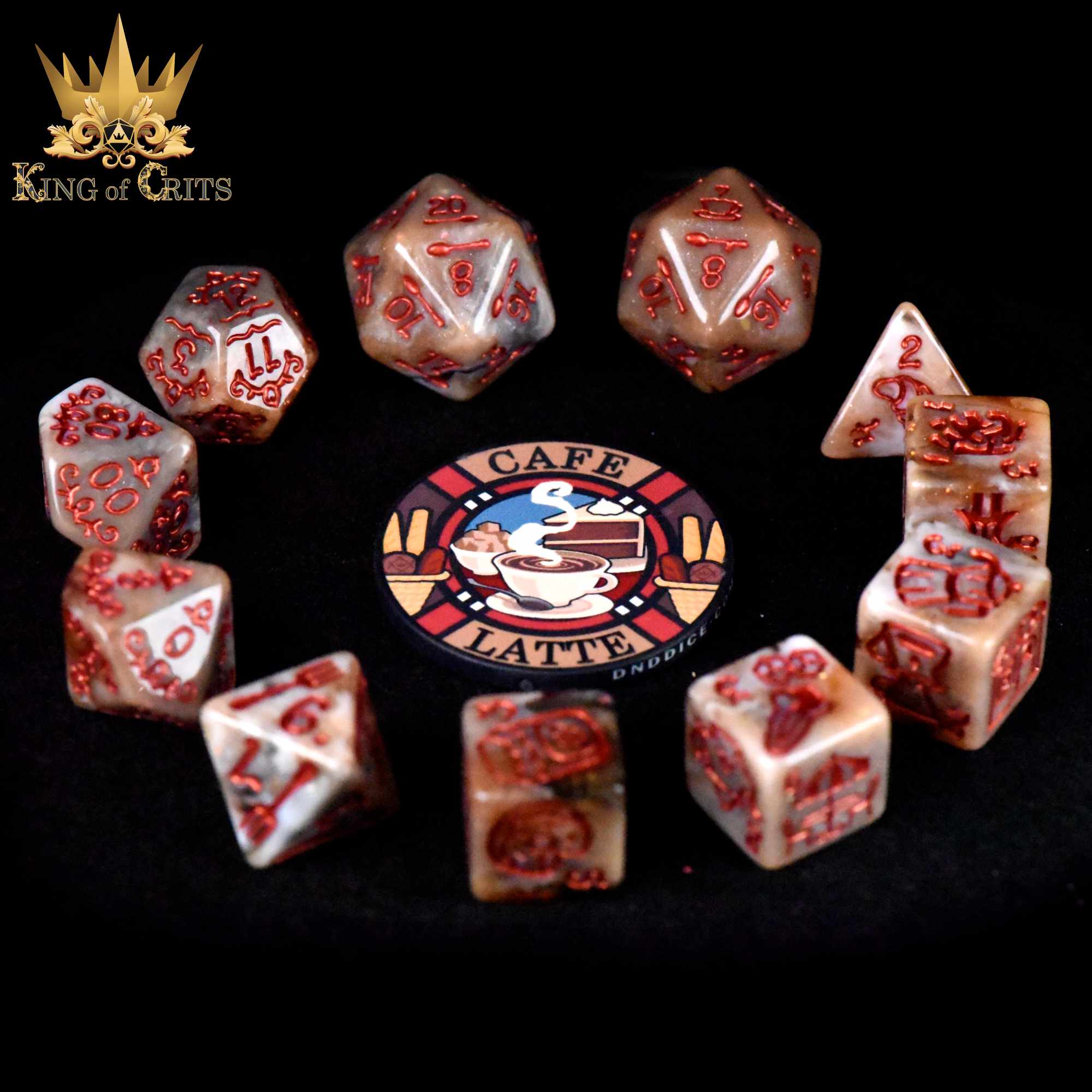 Cafe Latte 11 Dice Set