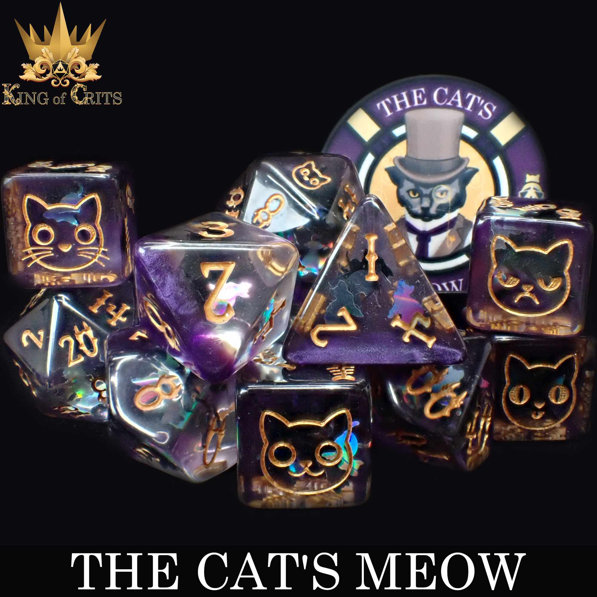 The Cat's Meow 11 Dice Set