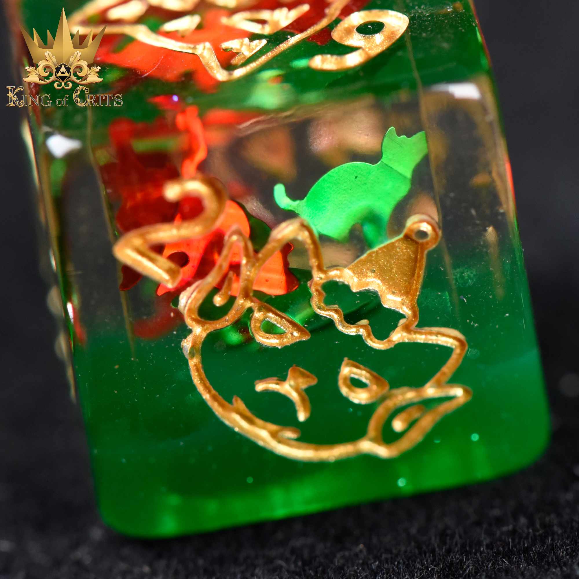 Merry Cat-Mas 11 Dice Set