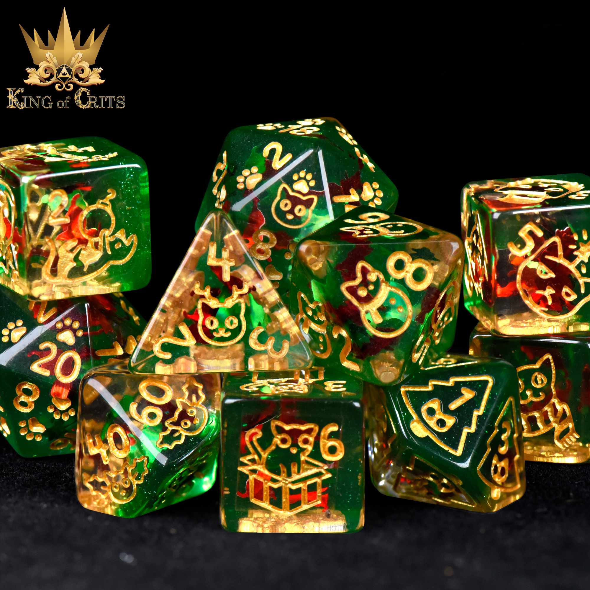 Pure Cat-Mas 11 Dice Set (No Poker Chip)