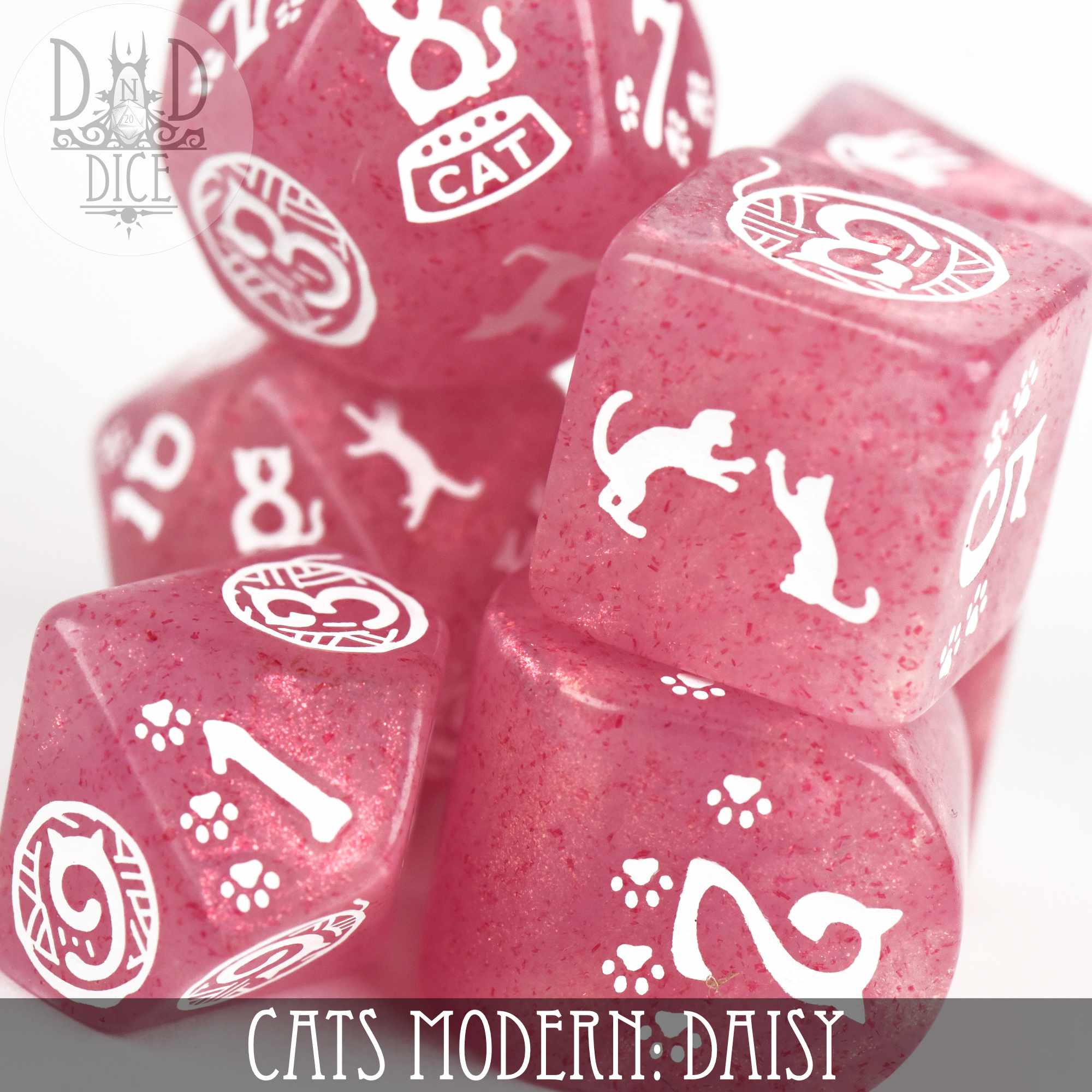 Cats Modern: Daisy Dice Set