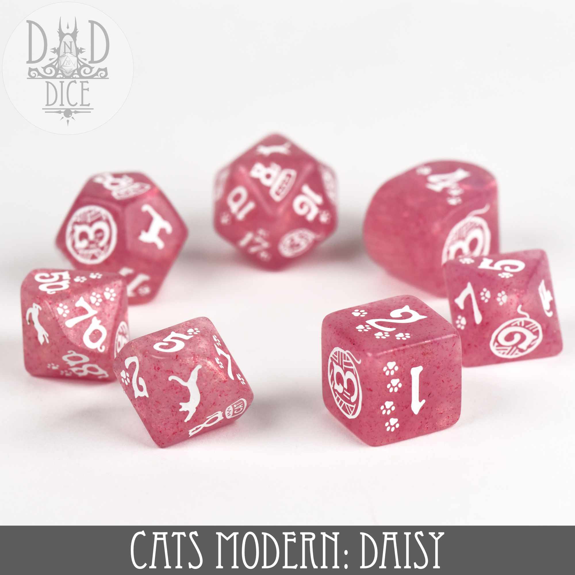 Cats Modern: Daisy Dice Set