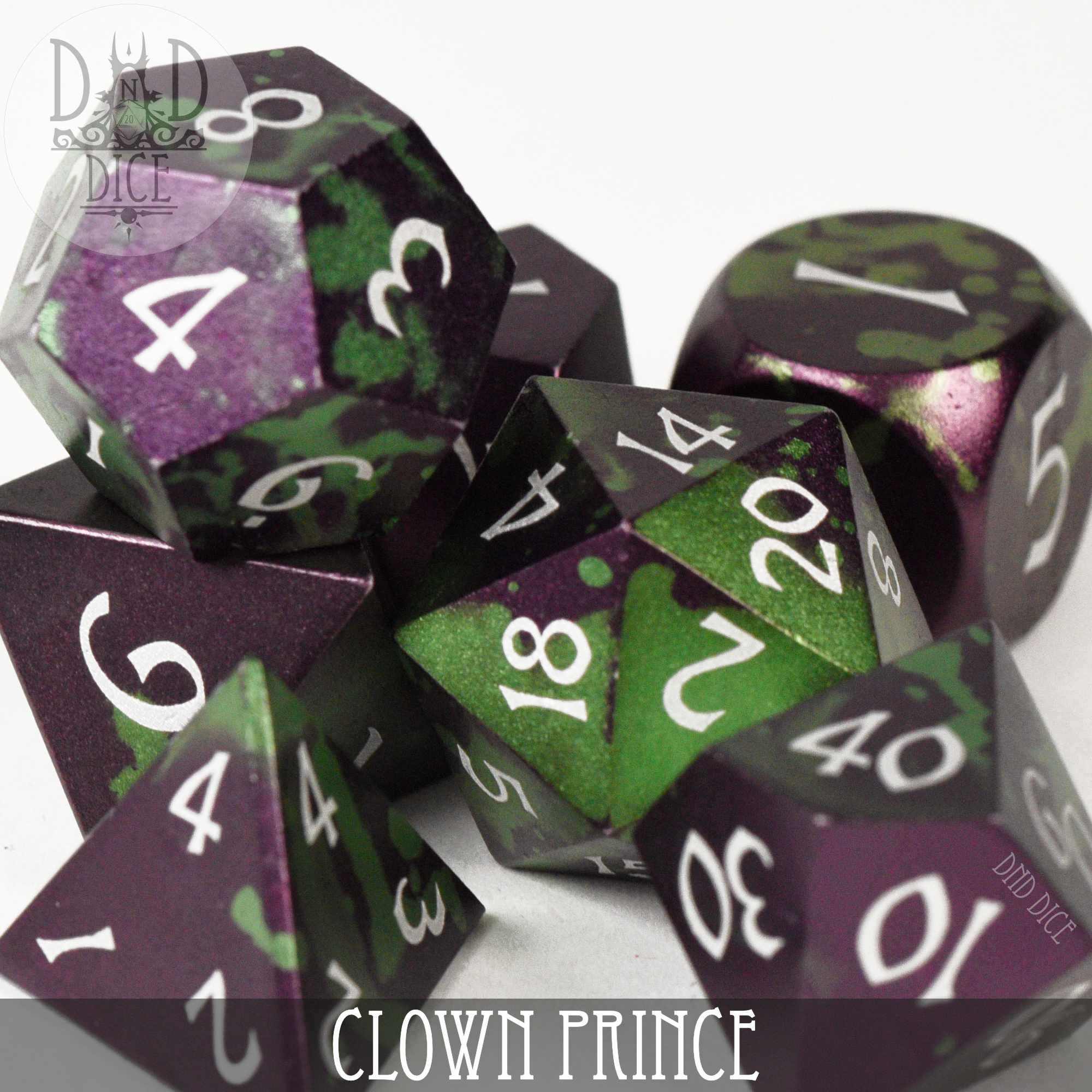 Clown Prince Metal Dice Set (Gift Box)