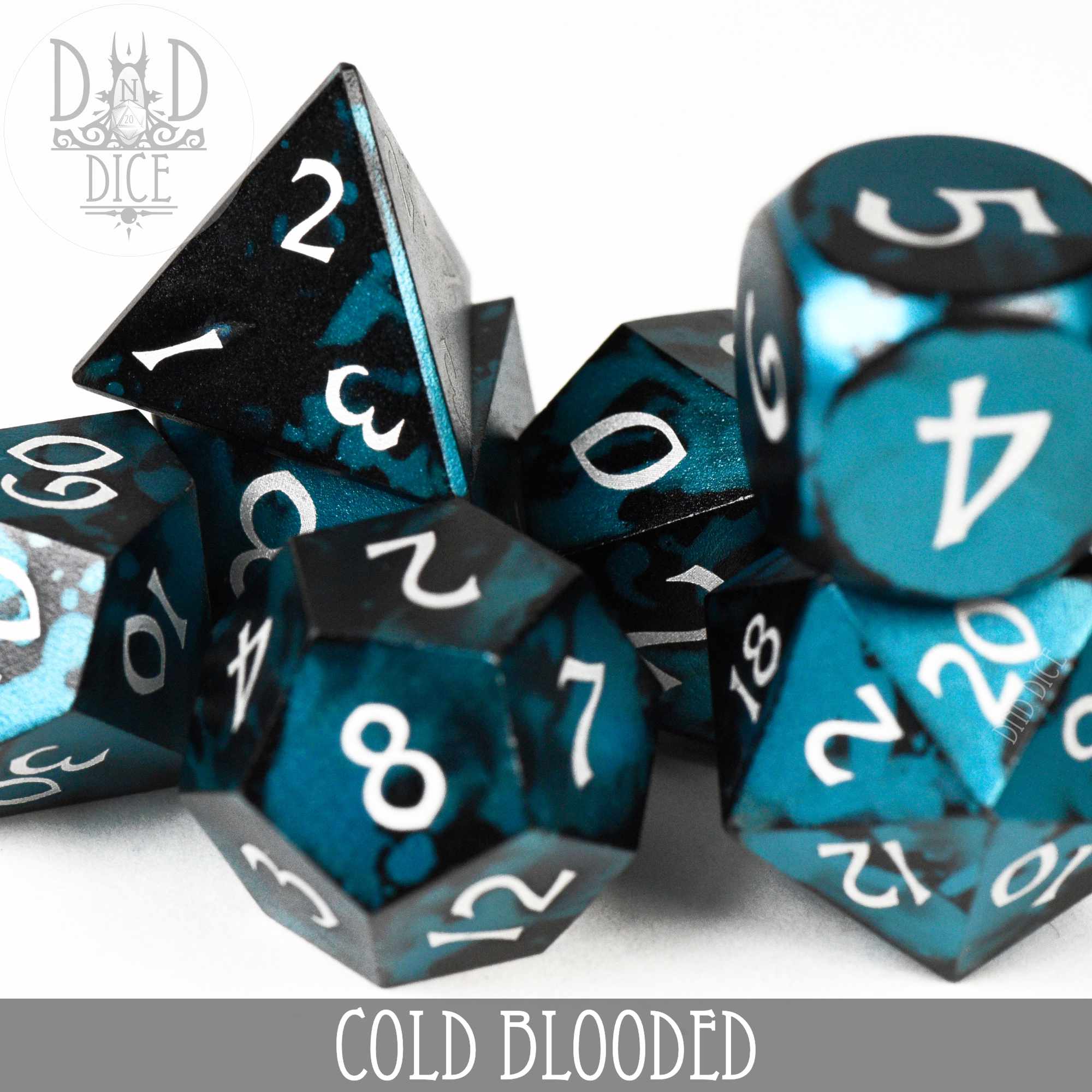 Cold Blooded Metal Dice Set (Gift Box)