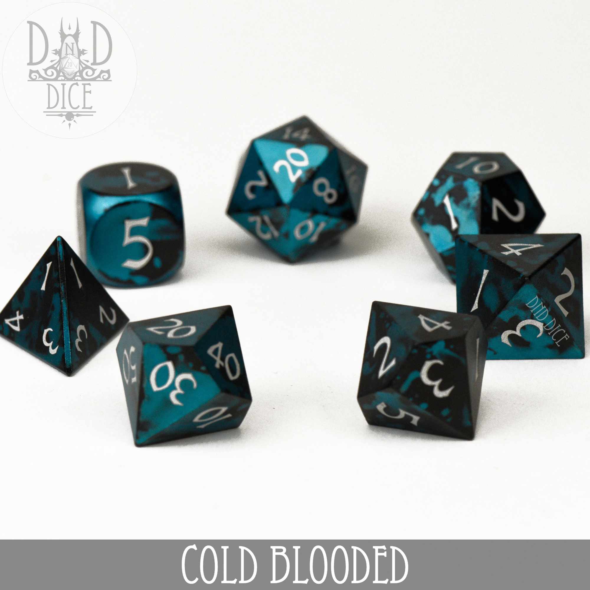 Cold Blooded Metal Dice Set (Gift Box)