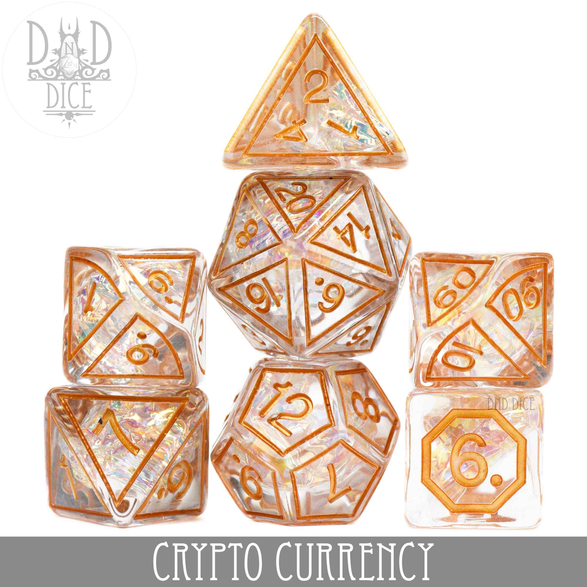 Crypto Currency Dice Set