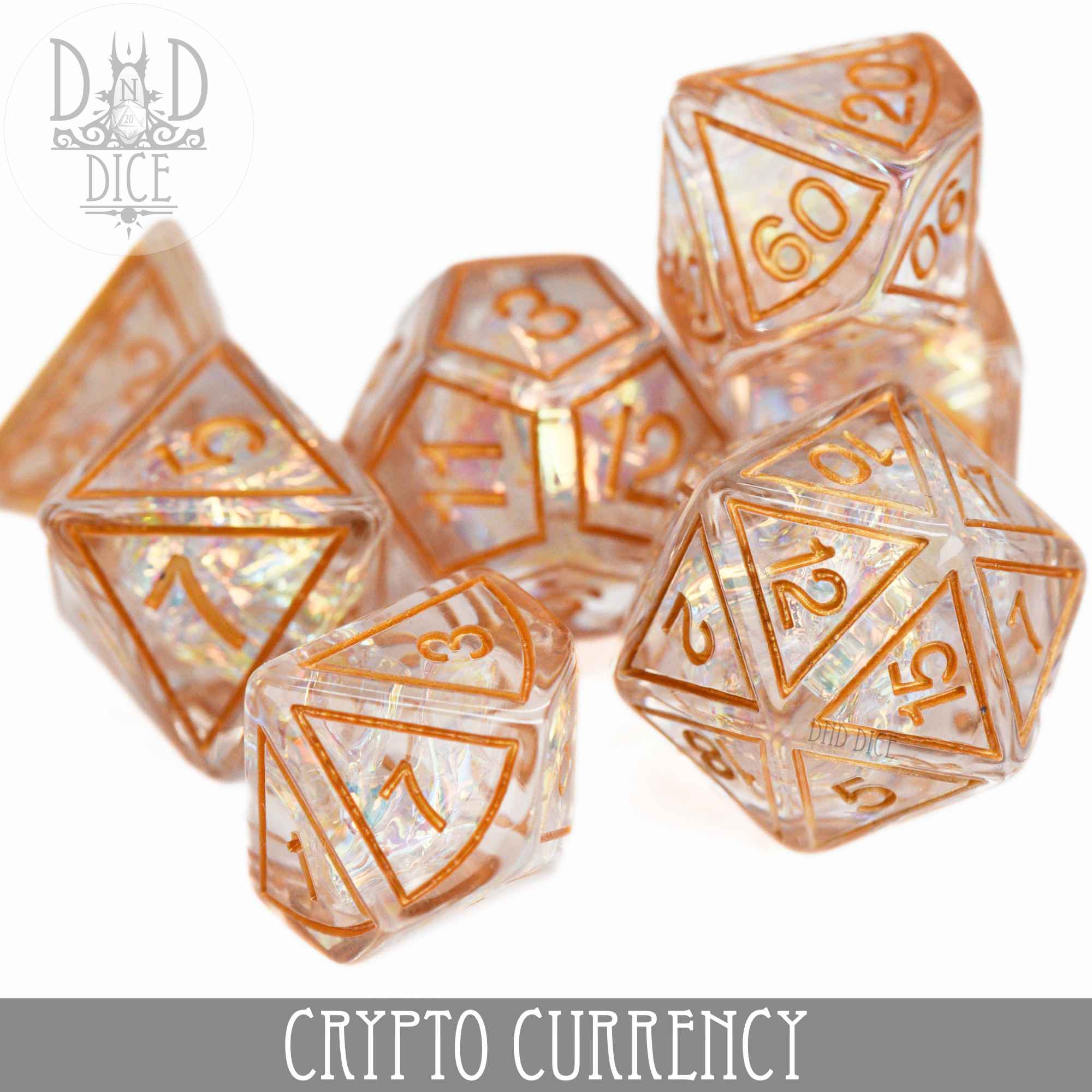 Crypto Currency Dice Set