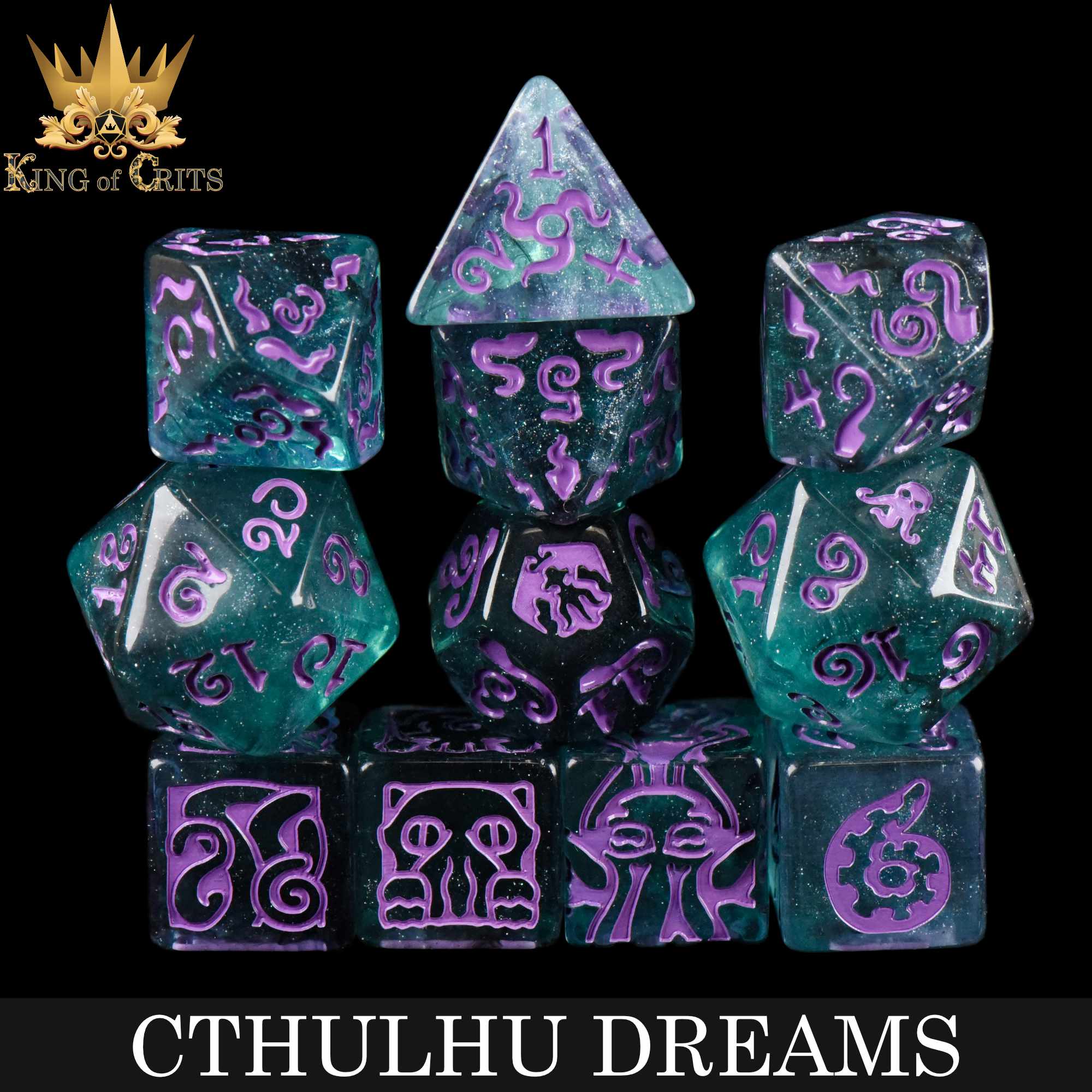 Cthulhu Dreams 11 Dice Set