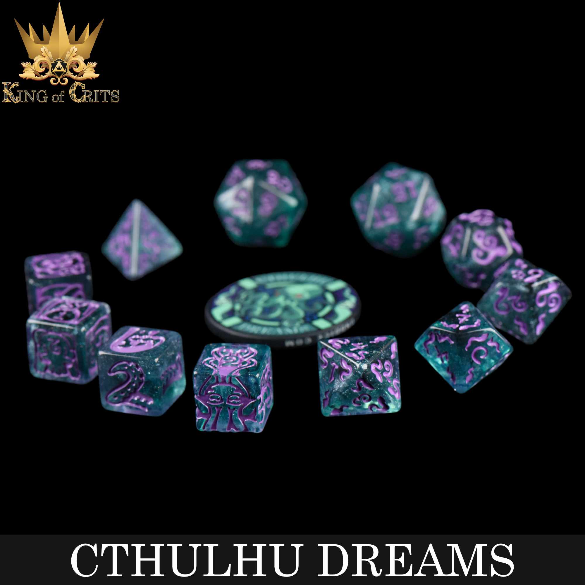 Cthulhu Dreams 11 Dice Set