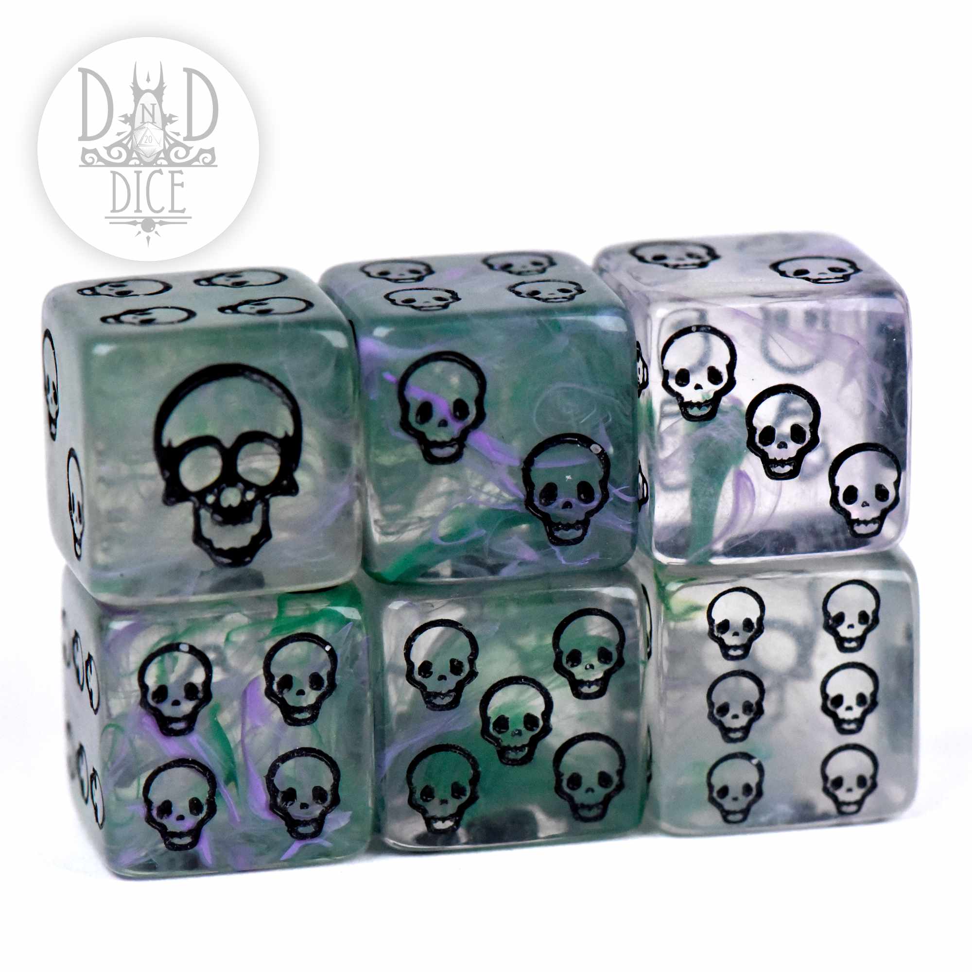Death's Decay 4D6 Dice Set
