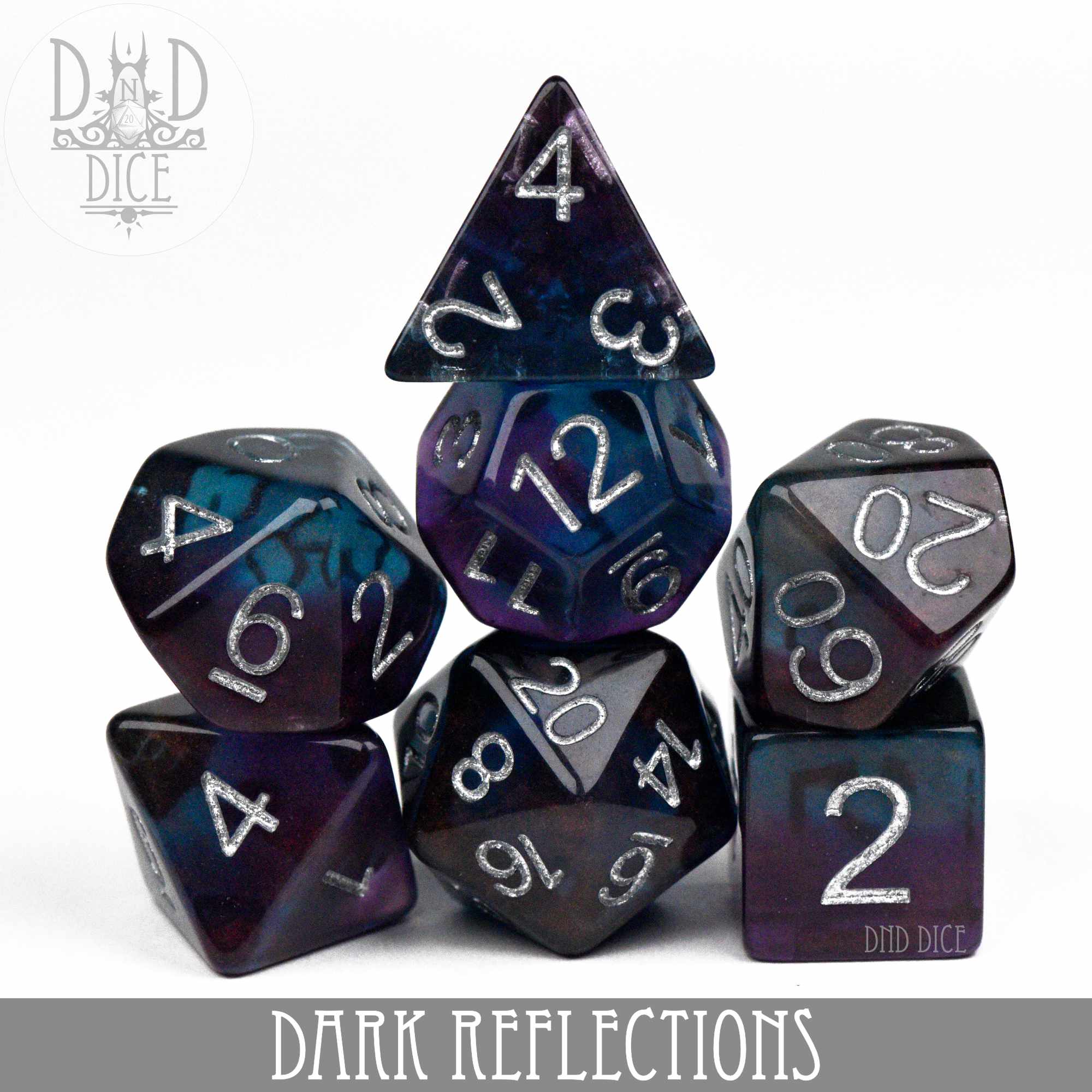 Dark Reflections Dice Set