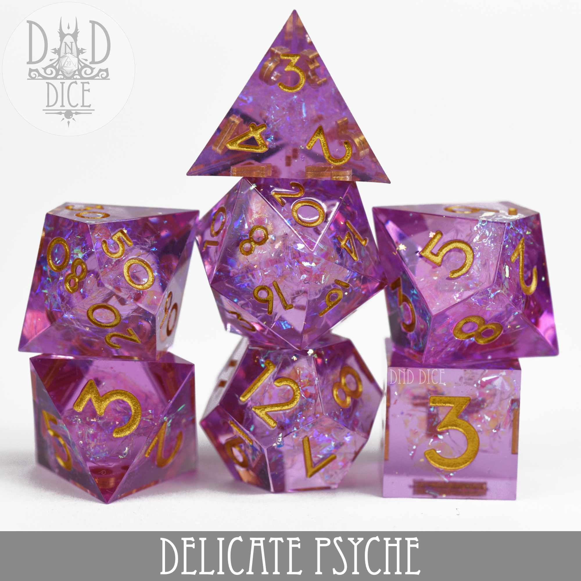 Delicate Psyche Handmade Dice Set