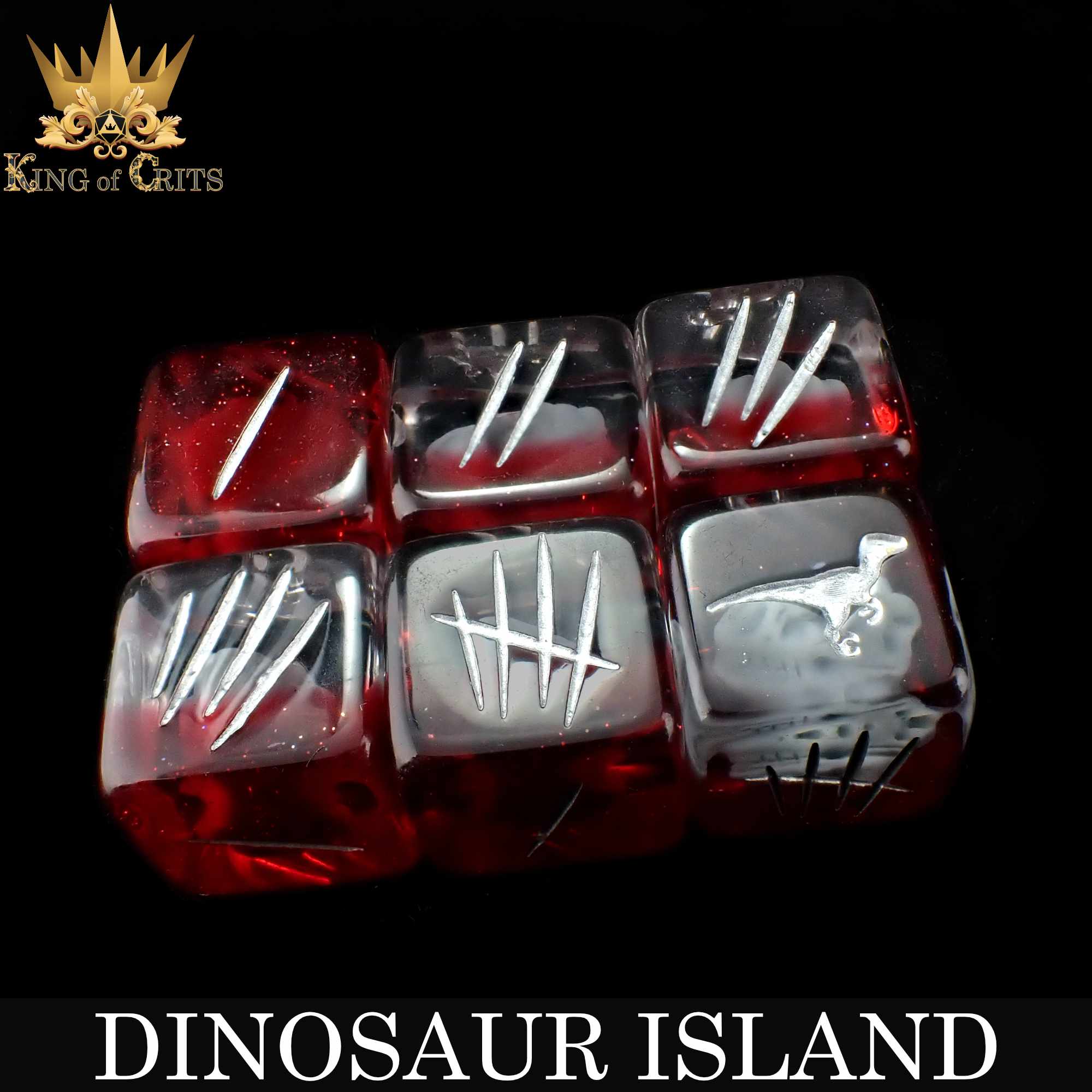 Dinosaur Island 11 Dice Set