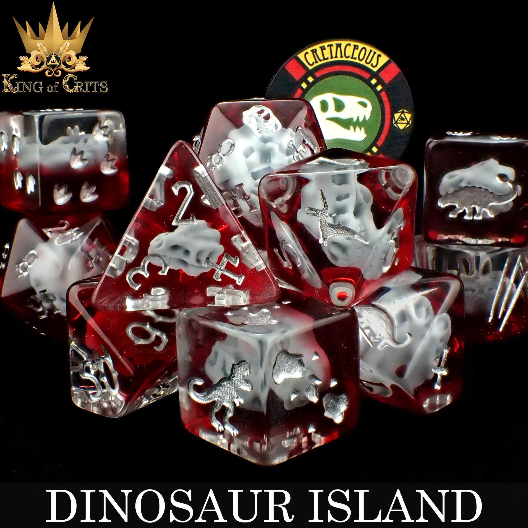 Dinosaur Island 11 Dice Set