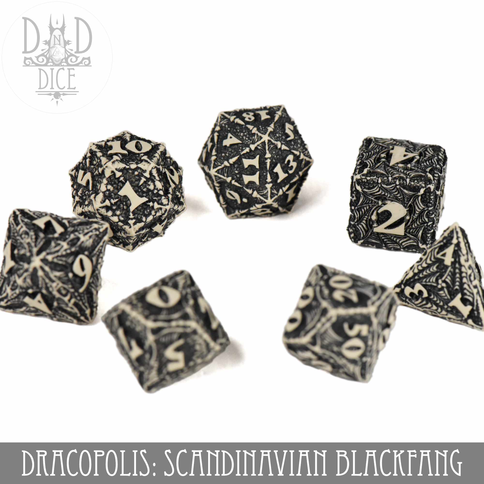 Dracopolis Blackfang Dice Set