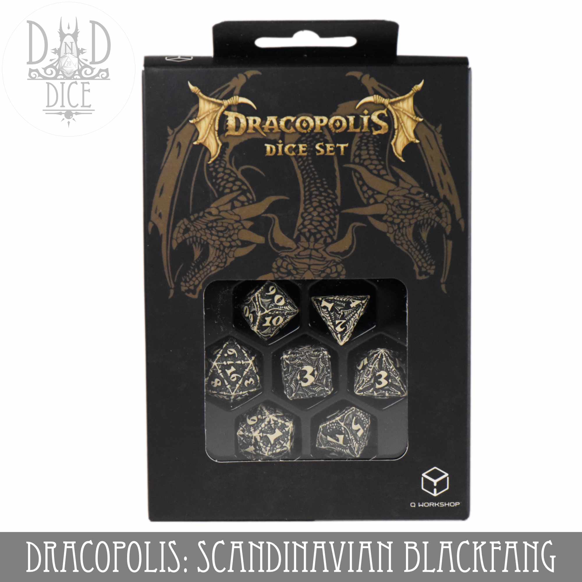 Dracopolis Blackfang Dice Set