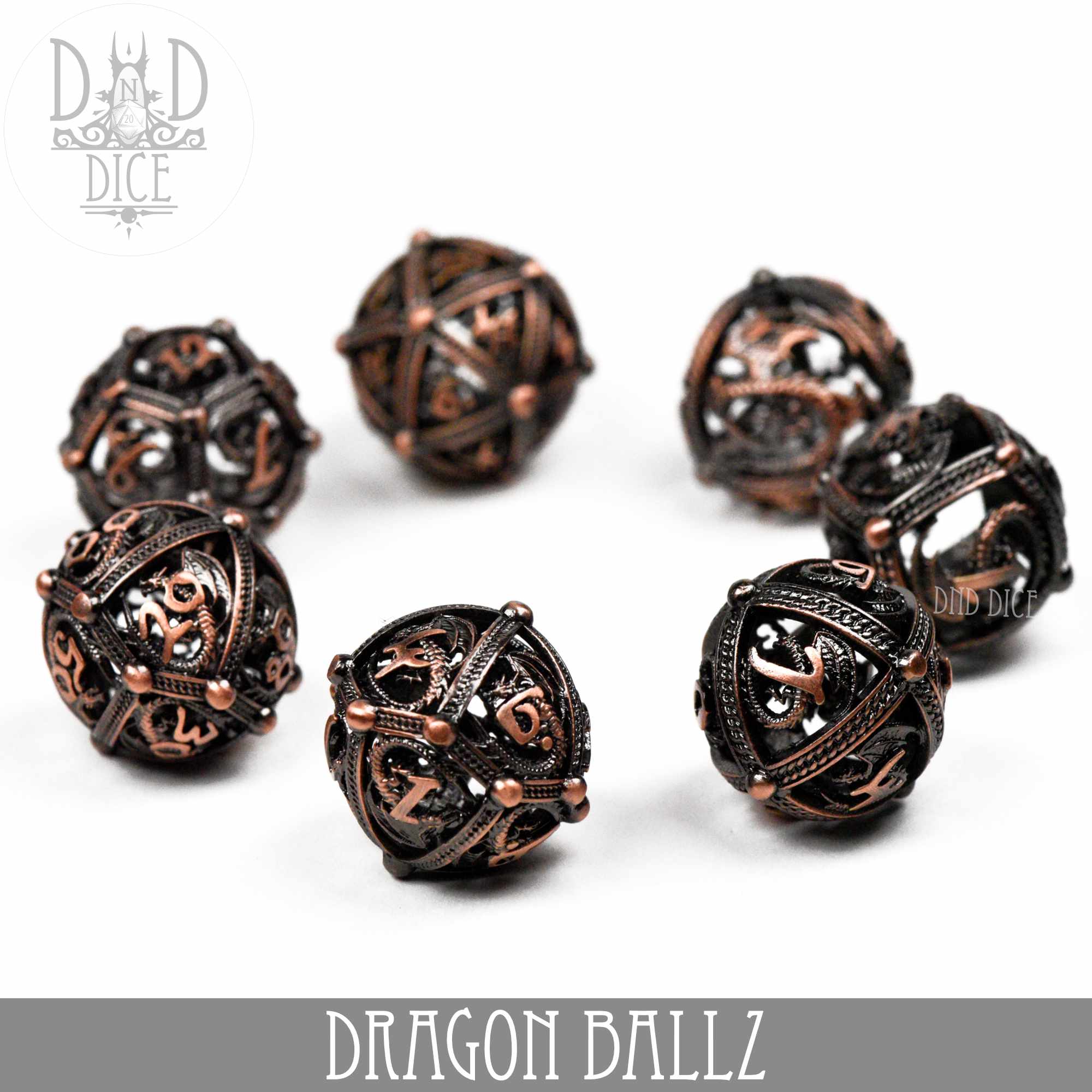 Dragon Ballz Hollow Metal Dice Set (Gift Box)