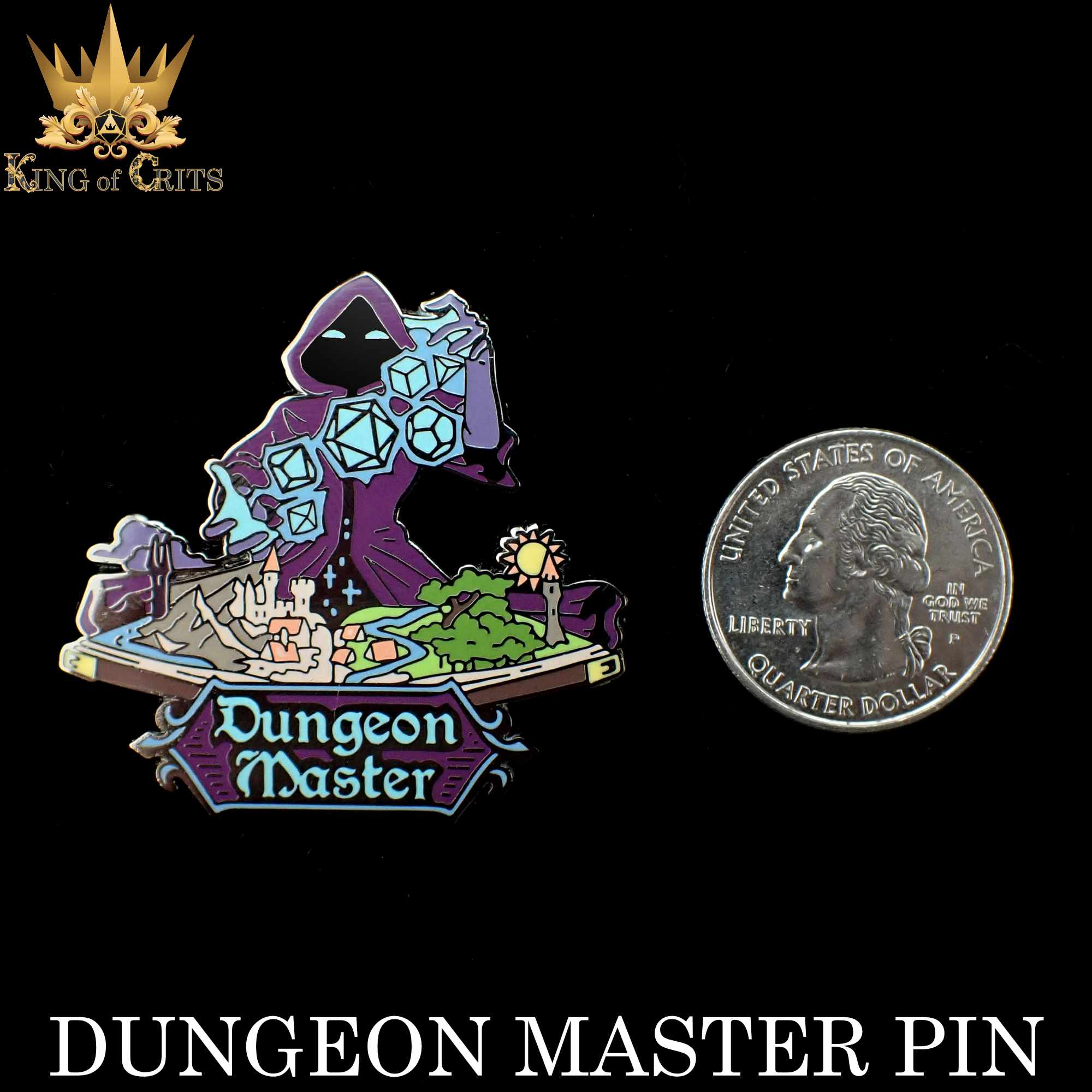 Dungeon Master Enamel Pin