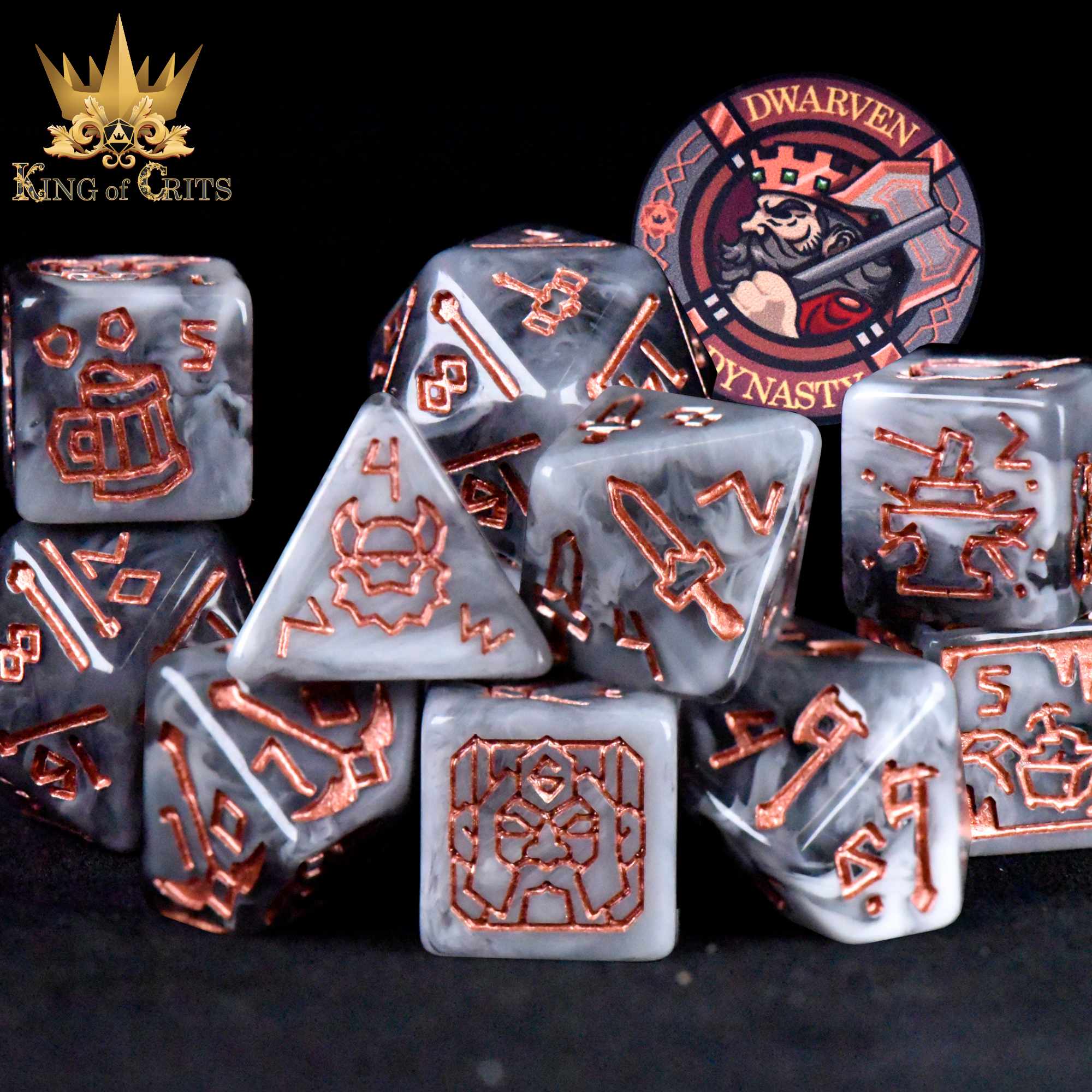 Dwarven Dynasty 11 Dice Set