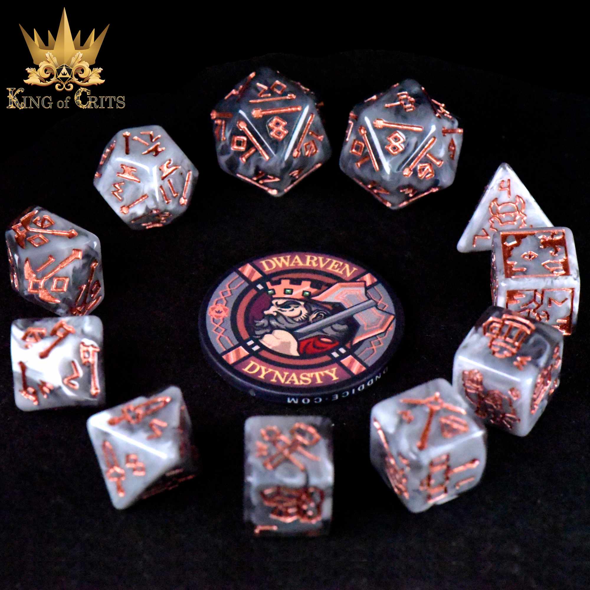 Dwarven Dynasty 11 Dice Set