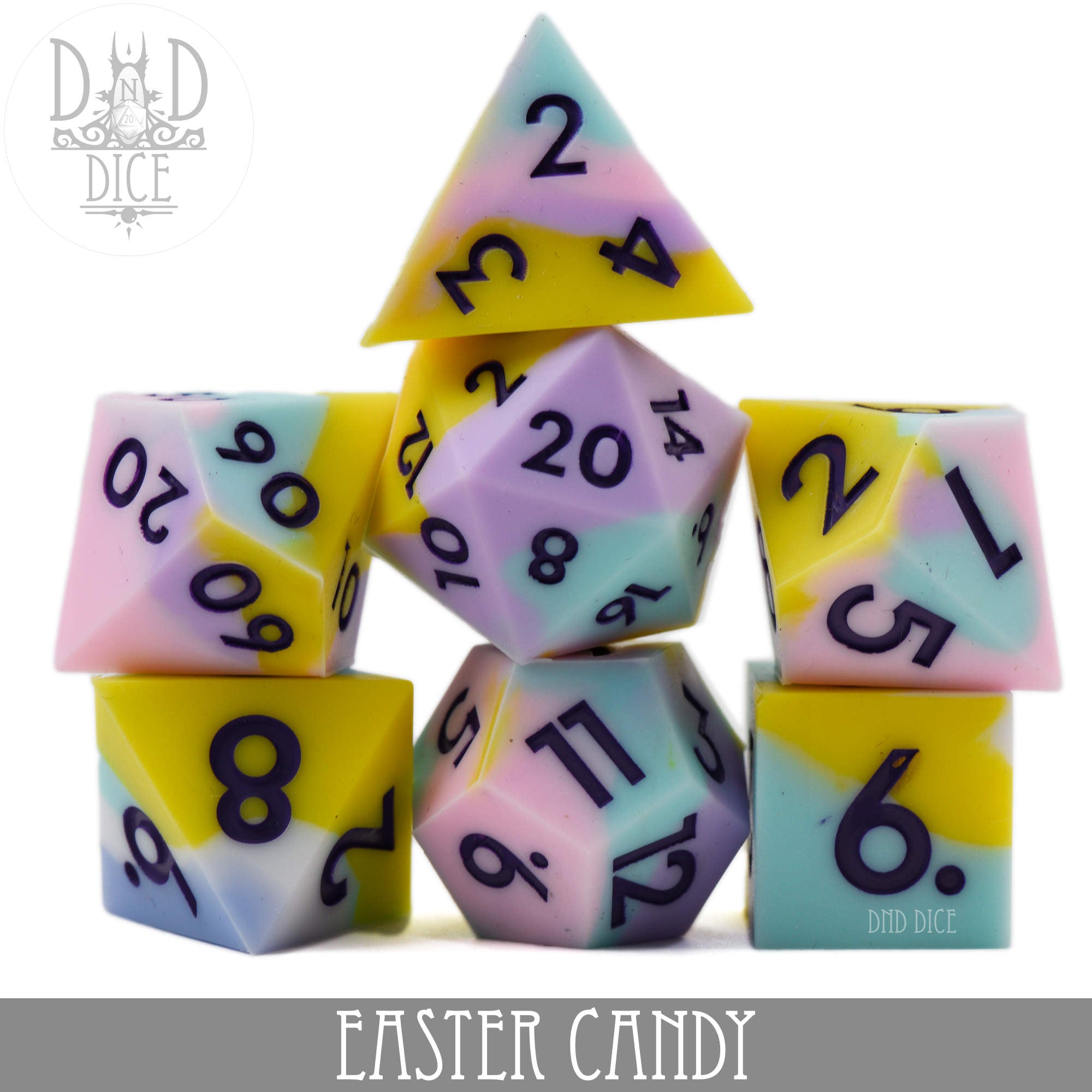 Easter Candy Silicone Dice Set