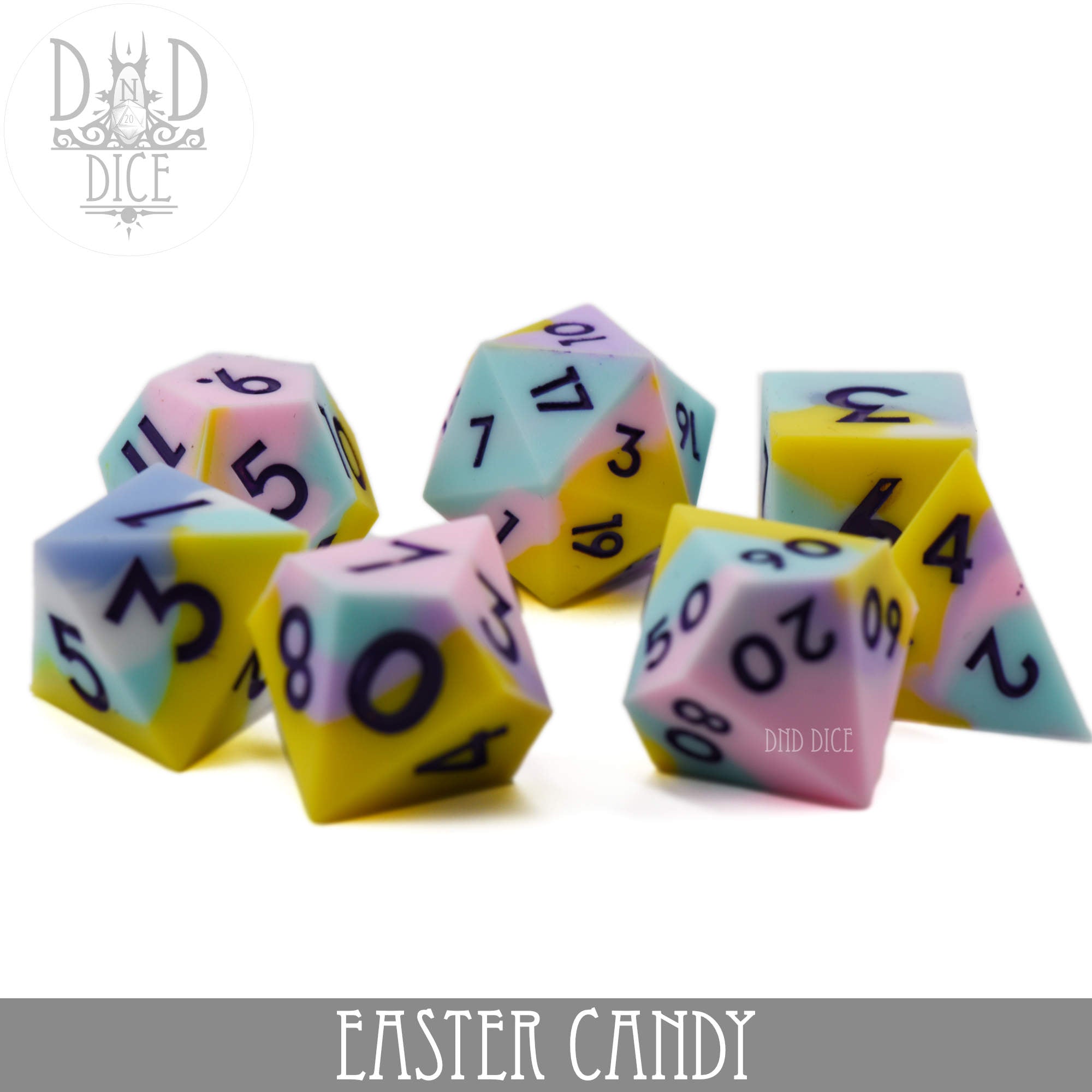 Easter Candy Silicone Dice Set