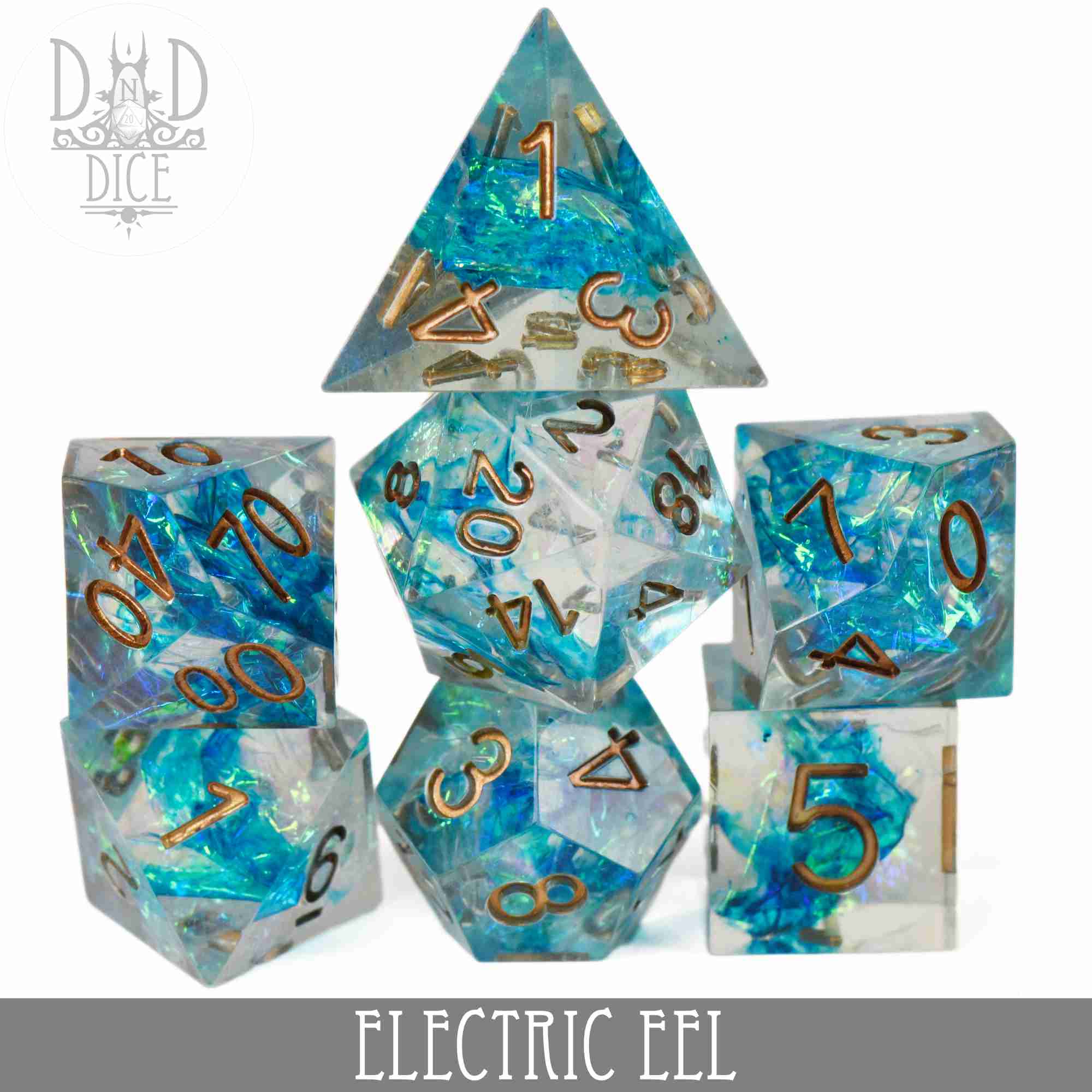 Electric Eel Handmade Dice Set