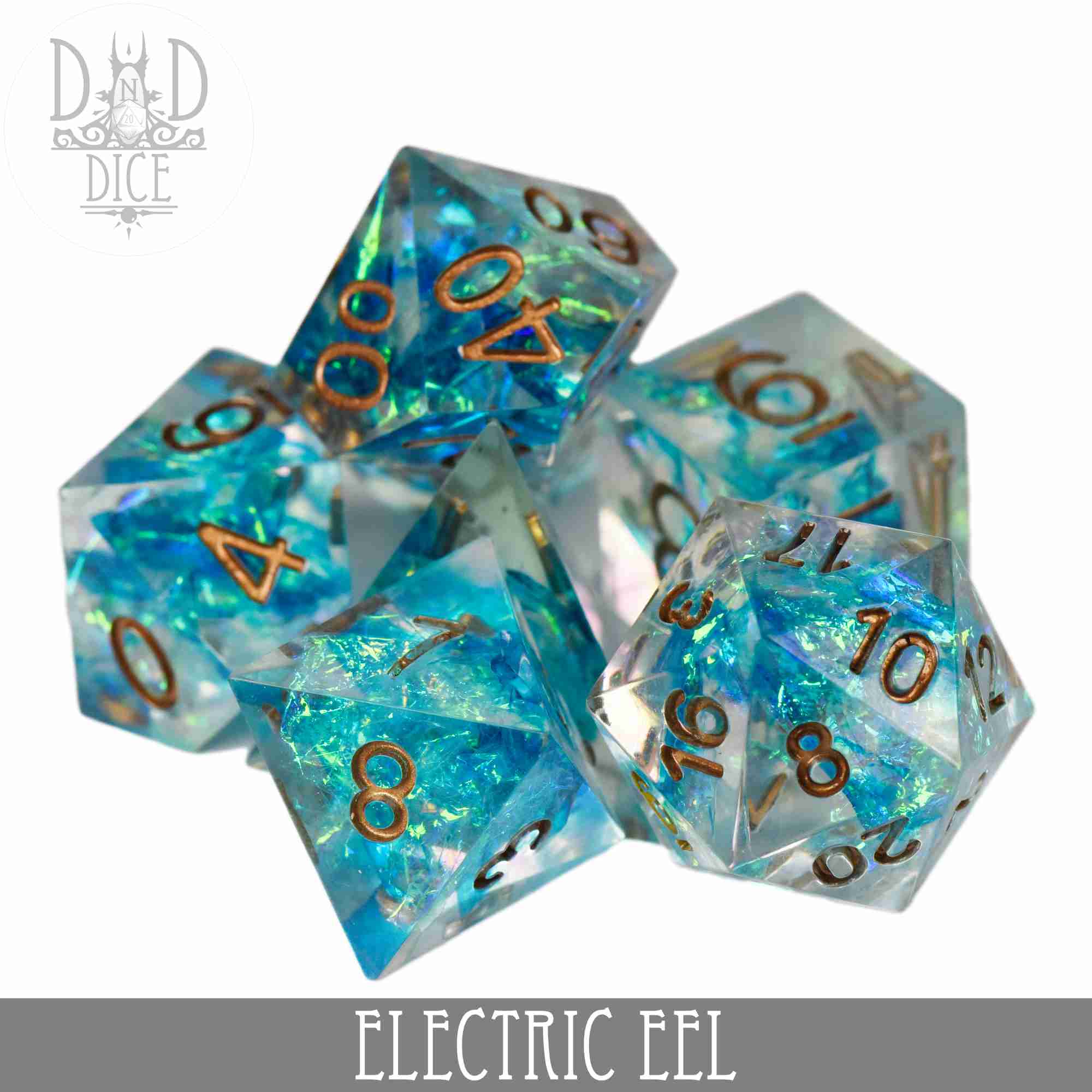 Electric Eel Handmade Dice Set