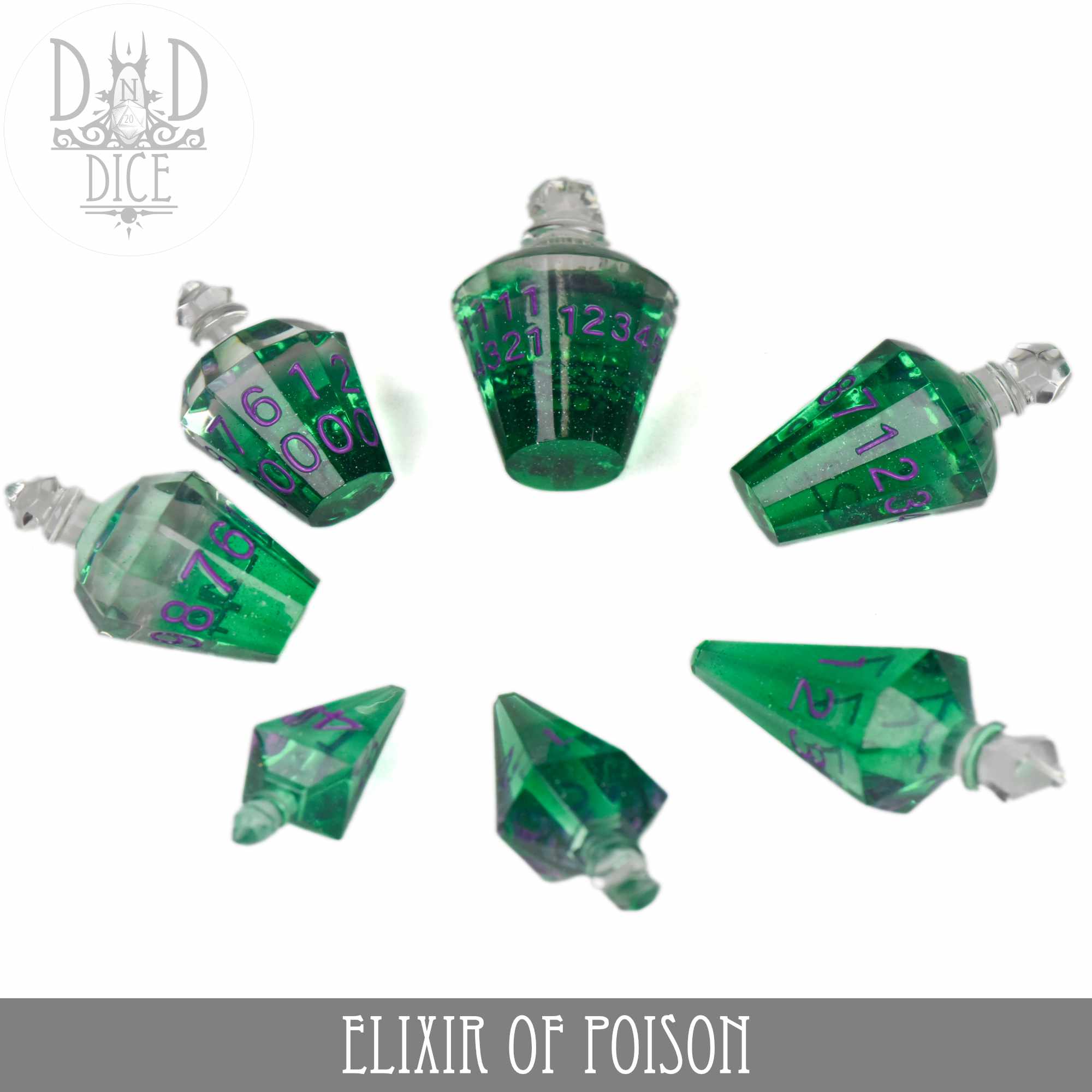 Elixir of Poison Handmade Dice Set