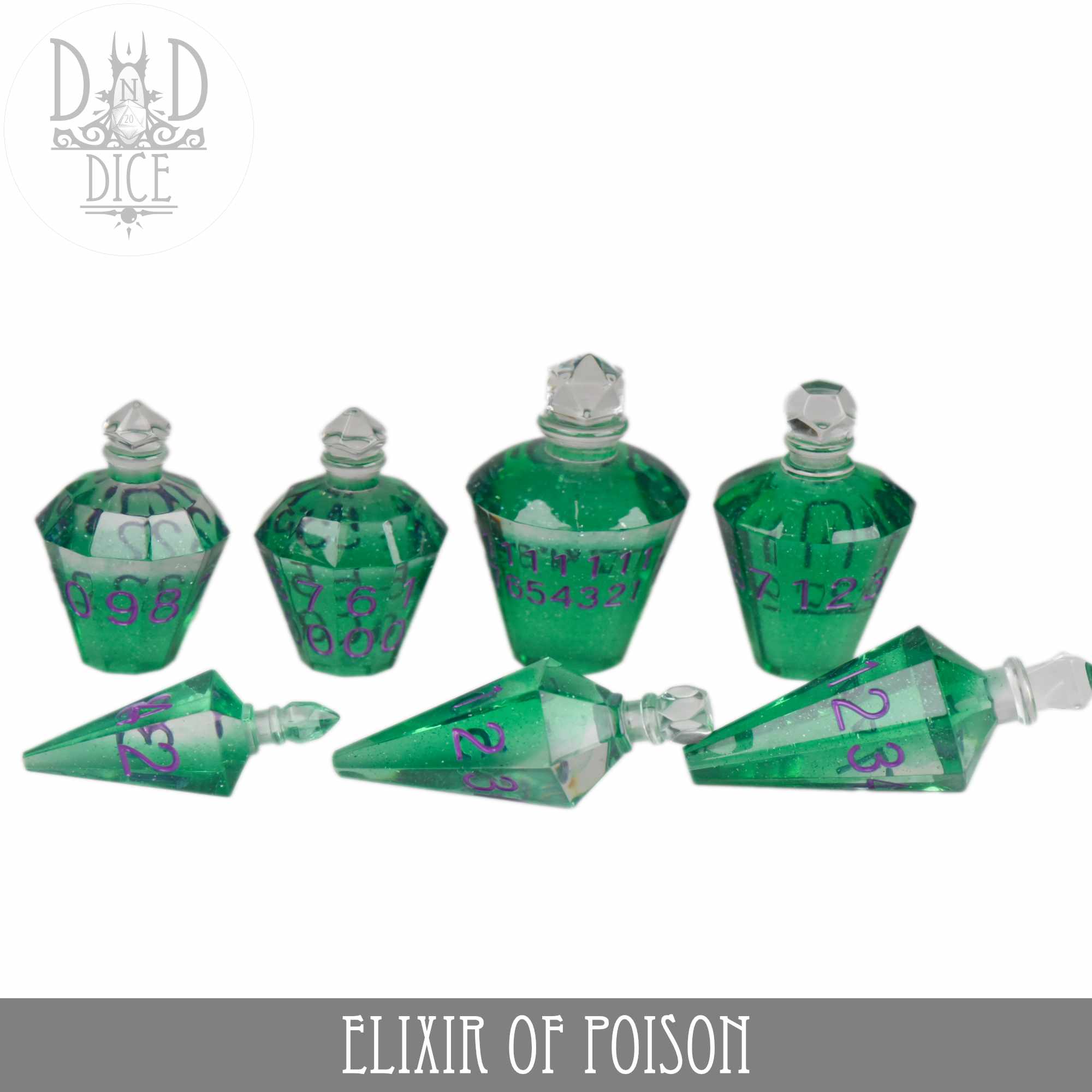 Elixir of Poison Handmade Dice Set