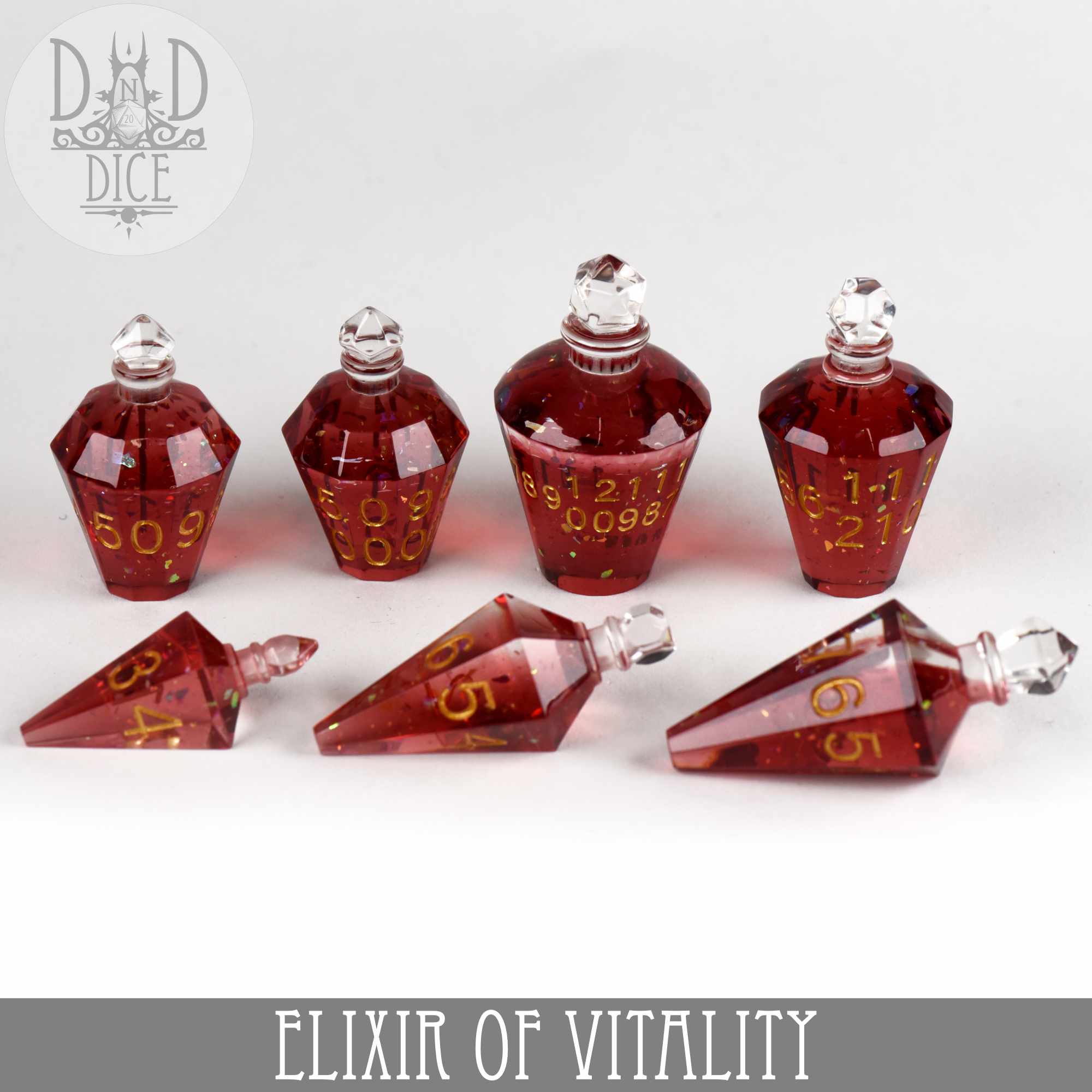 Elixir of Vitality Handmade Dice Set