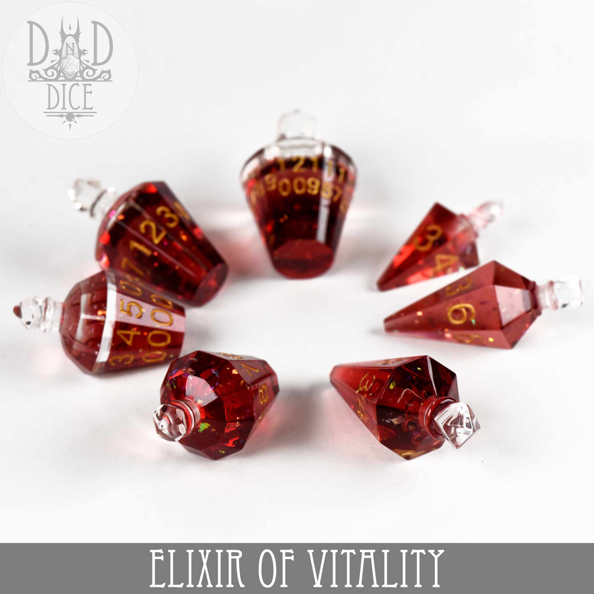 Elixir of Vitality Handmade Dice Set