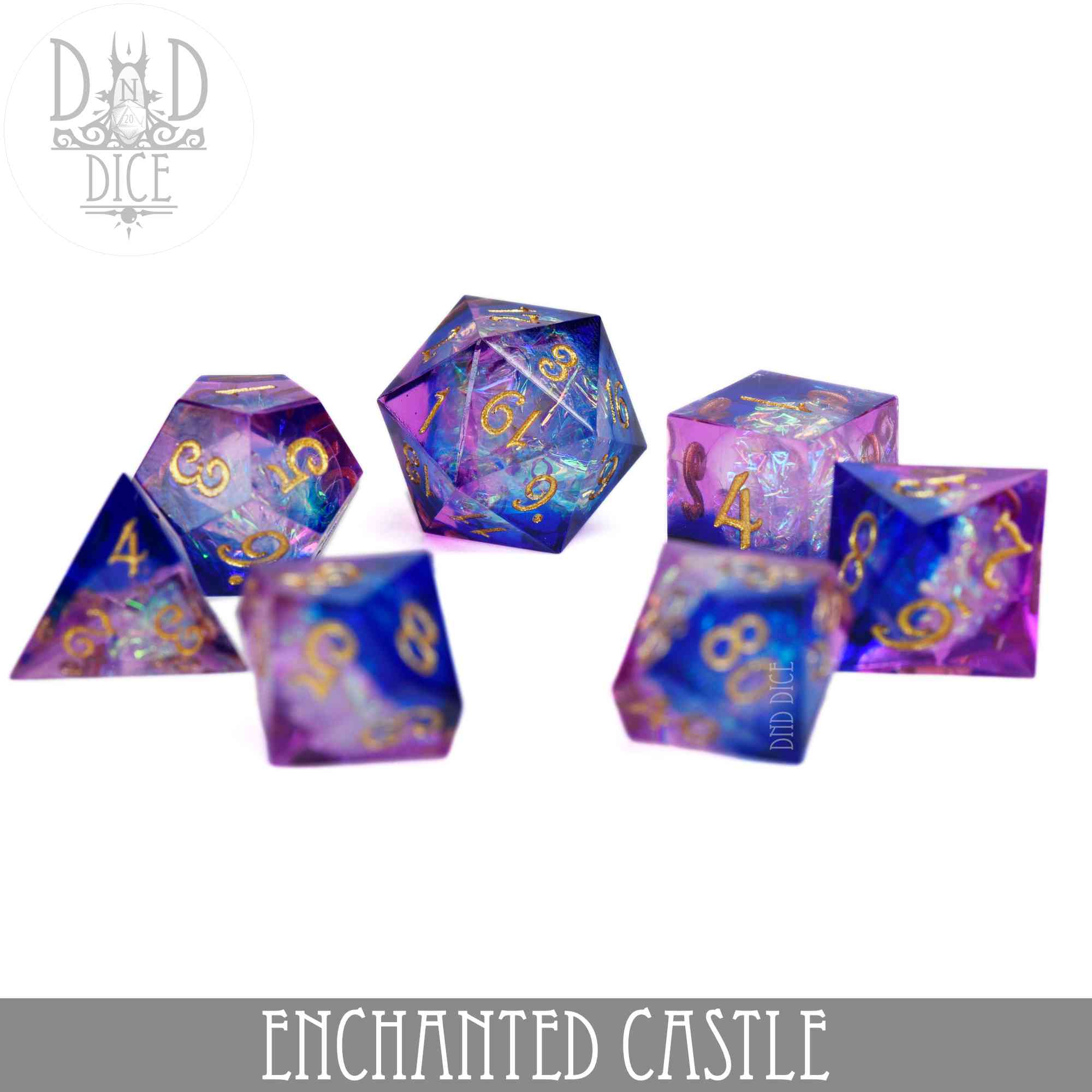 Enchanted Castle Handmade Dice Set